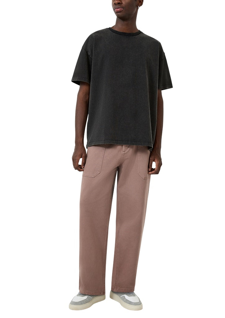 QS by S.Oliver Herren T-Shirts kurz Grey/Black