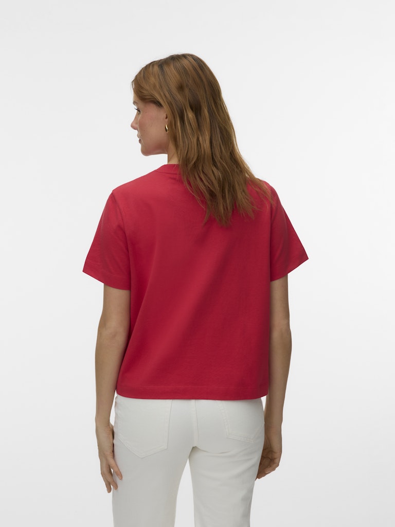 Vero Moda Damen T-Shirts Poinsettia/Butt