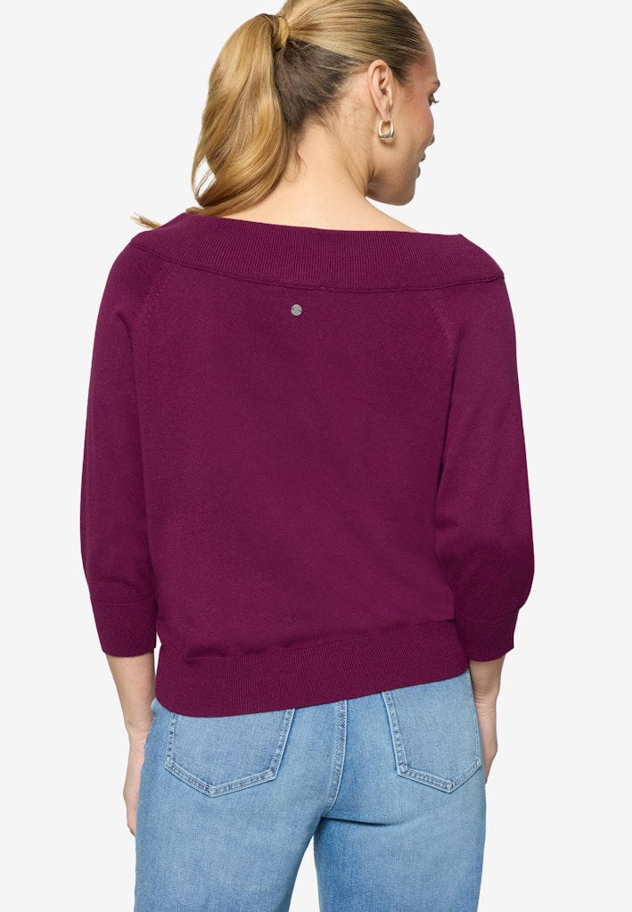 Zero Damen Pullover Magenta Purple