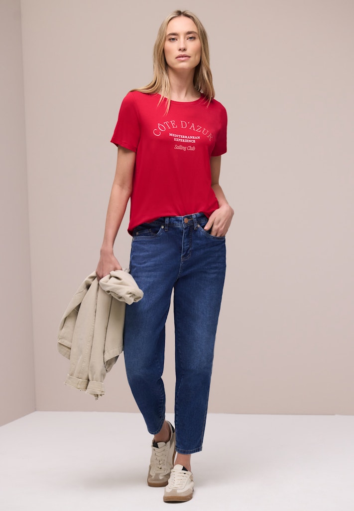 Street One Damen T-Shirts Salsa Red