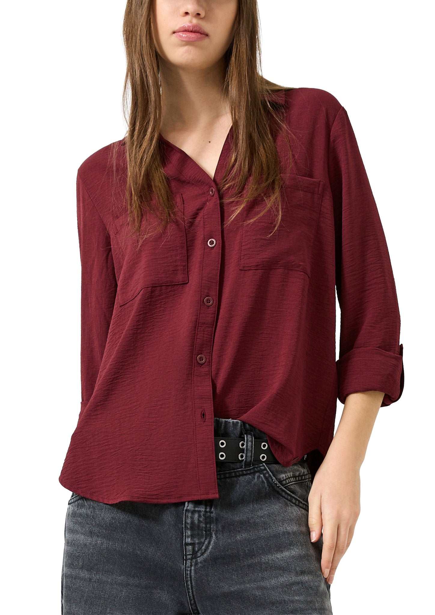 QS by S.Oliver Damen Blusen  Red