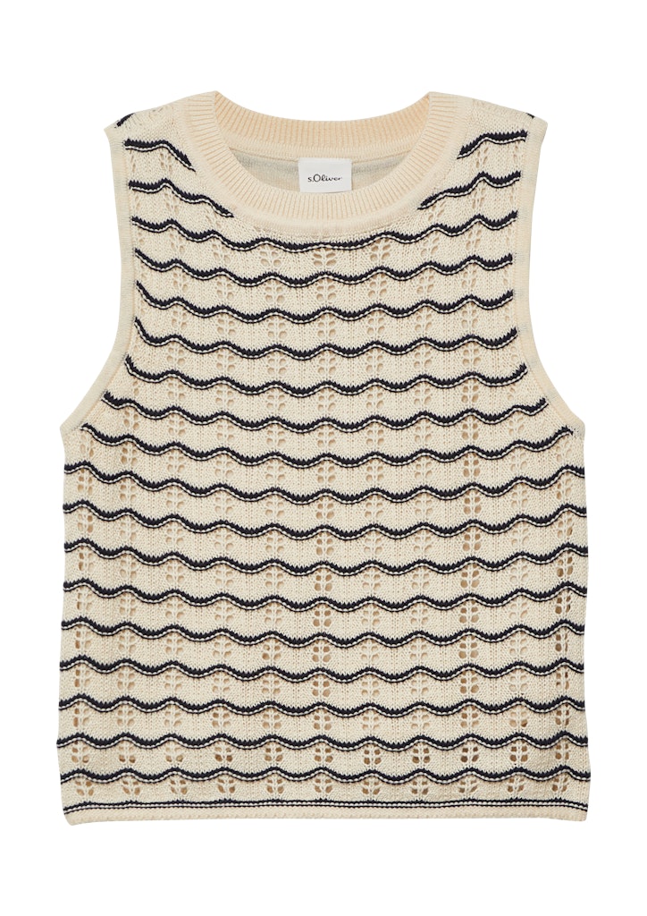 S. Oliver Mädchen Pullover & Strickjacken White