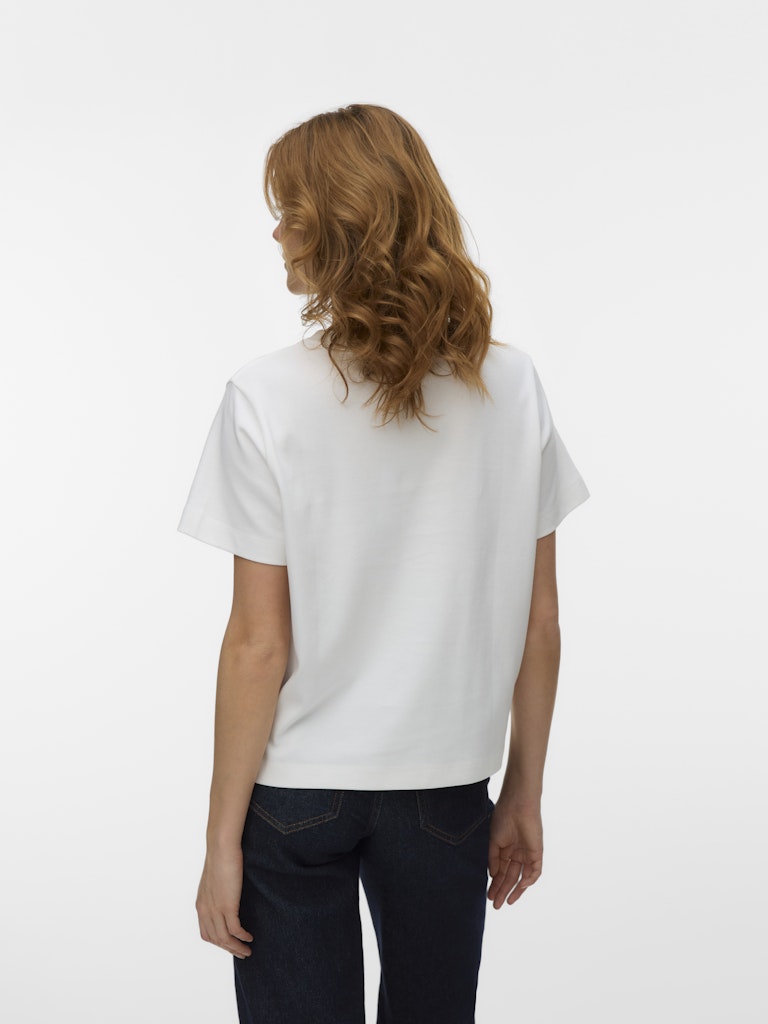 Vero Moda Damen T-Shirts Snow White/Cher