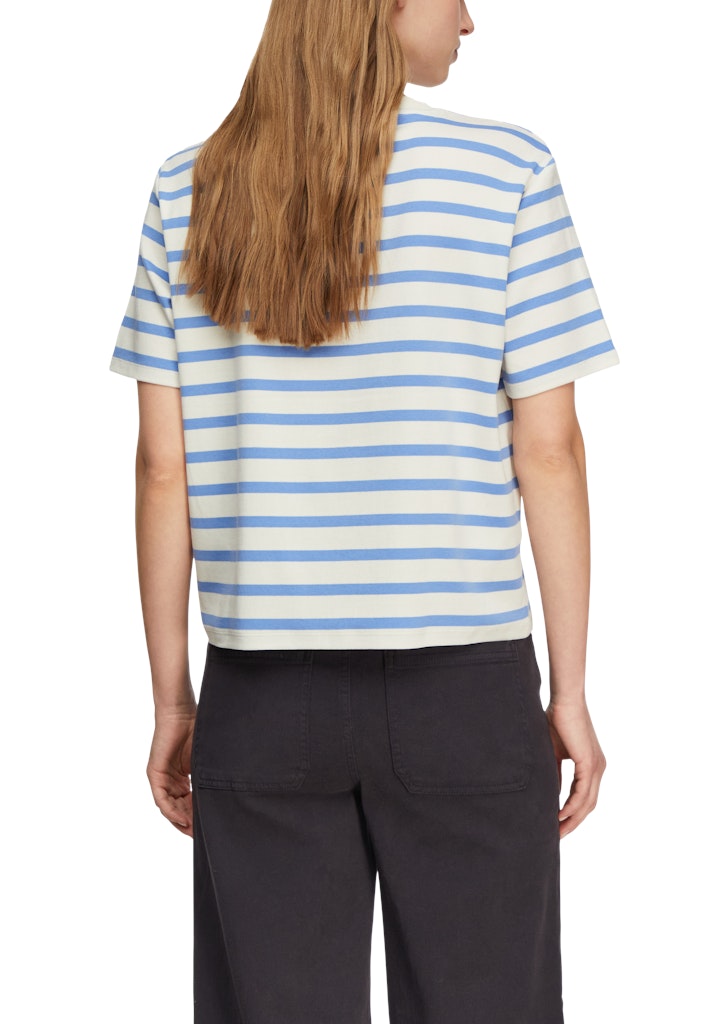 Comma Damen T-Shirts Blue