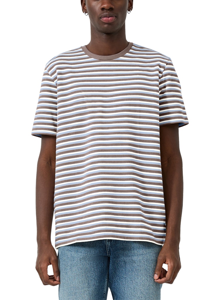 QS by S.Oliver Herren T-Shirts kurz Blue