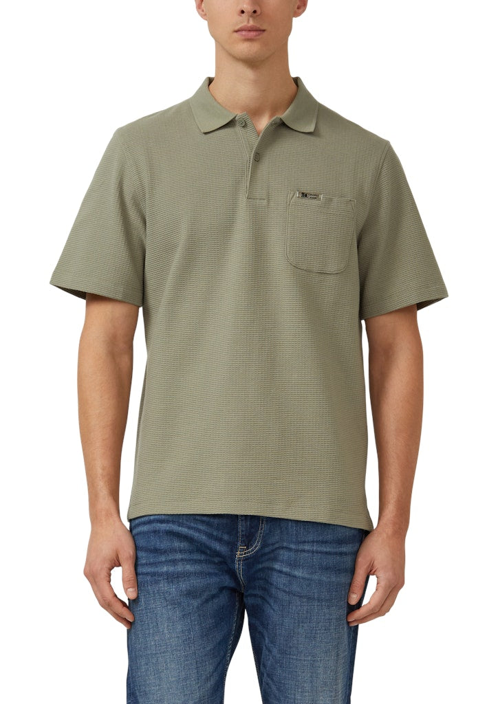 S. Oliver red Herren Polo-Shirts Green