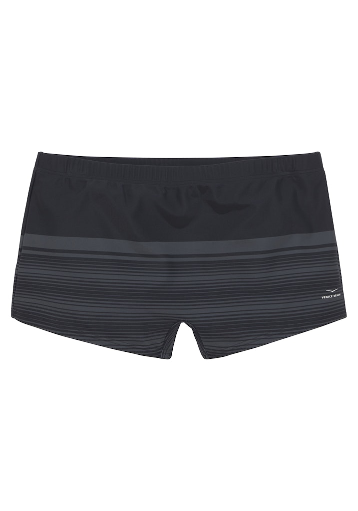 Lascana Badehose Black-Grey