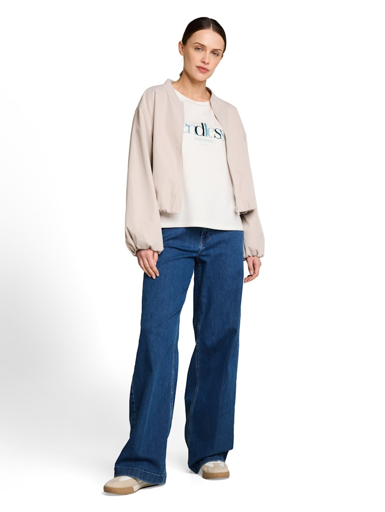 Tom Tailor Damen T-Shirts Whisper White