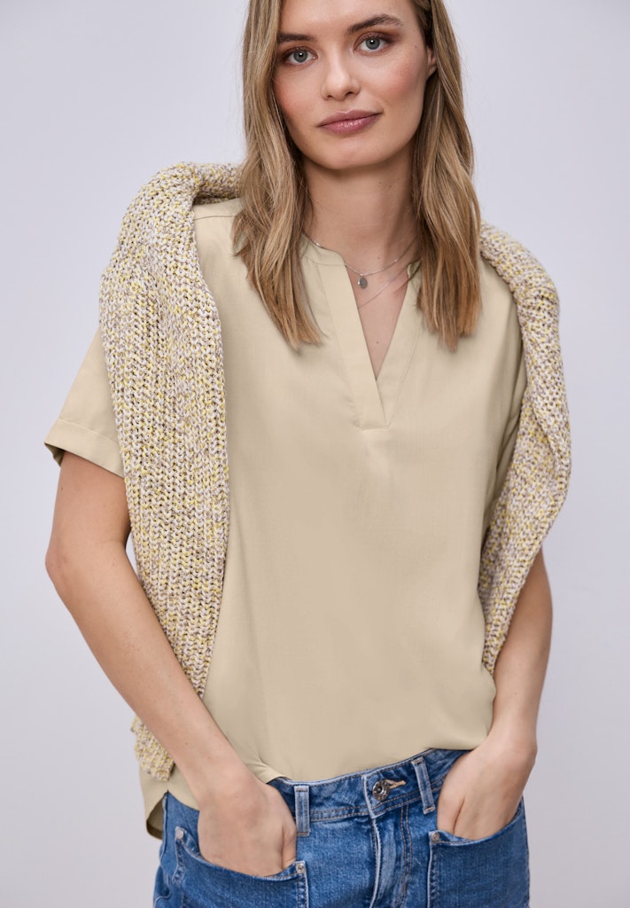 Street One Damen Blusen Cotton Be