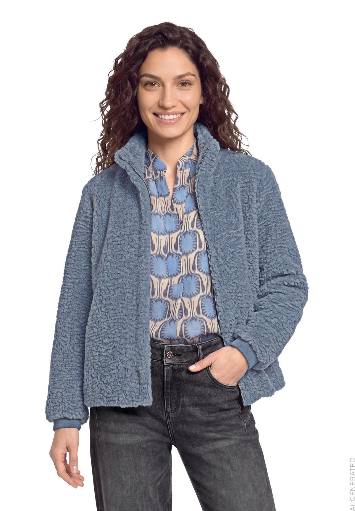 Cartoon Damen Jacken Flint Stone