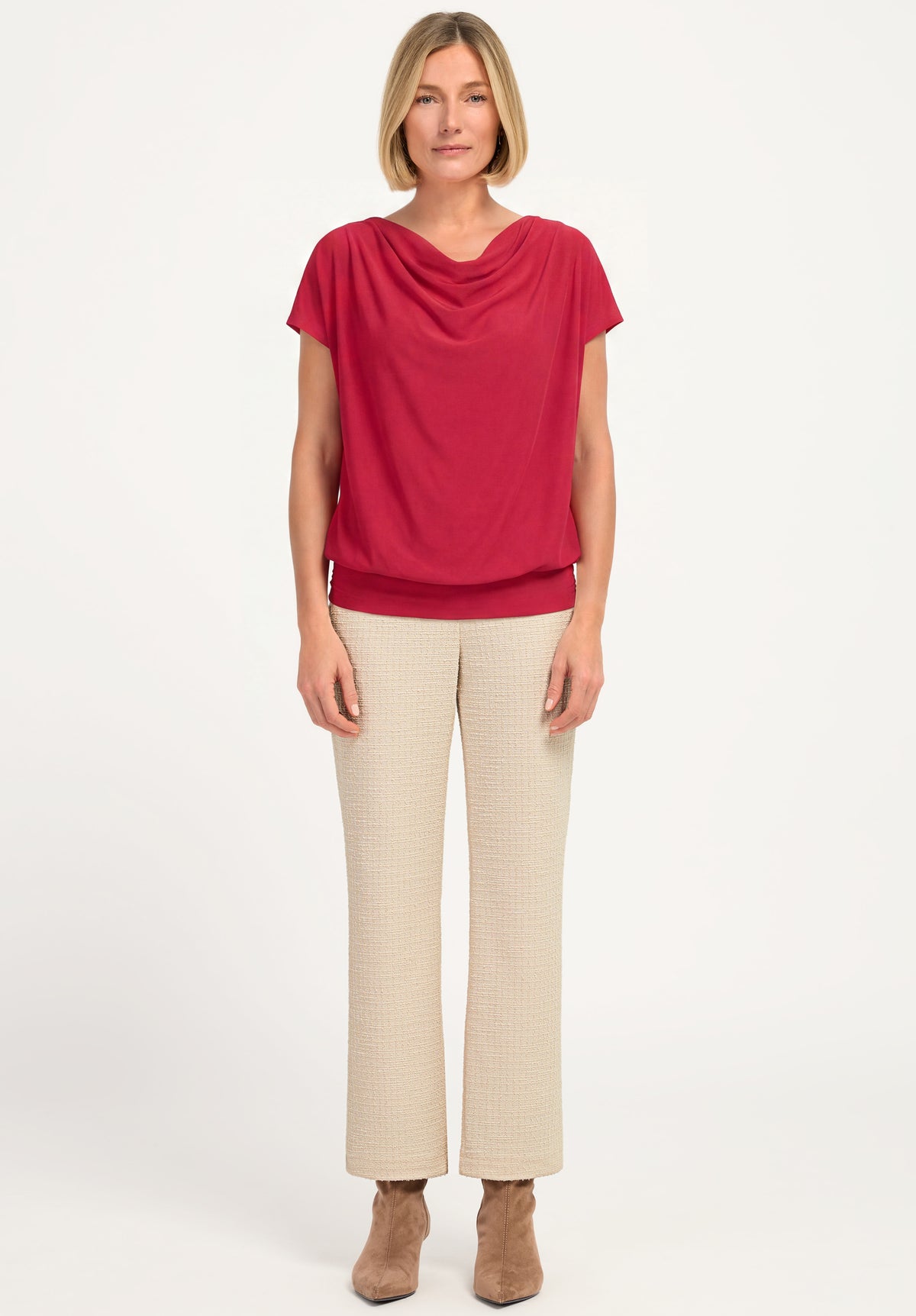 Bianca Damen T-Shirts Red Wine