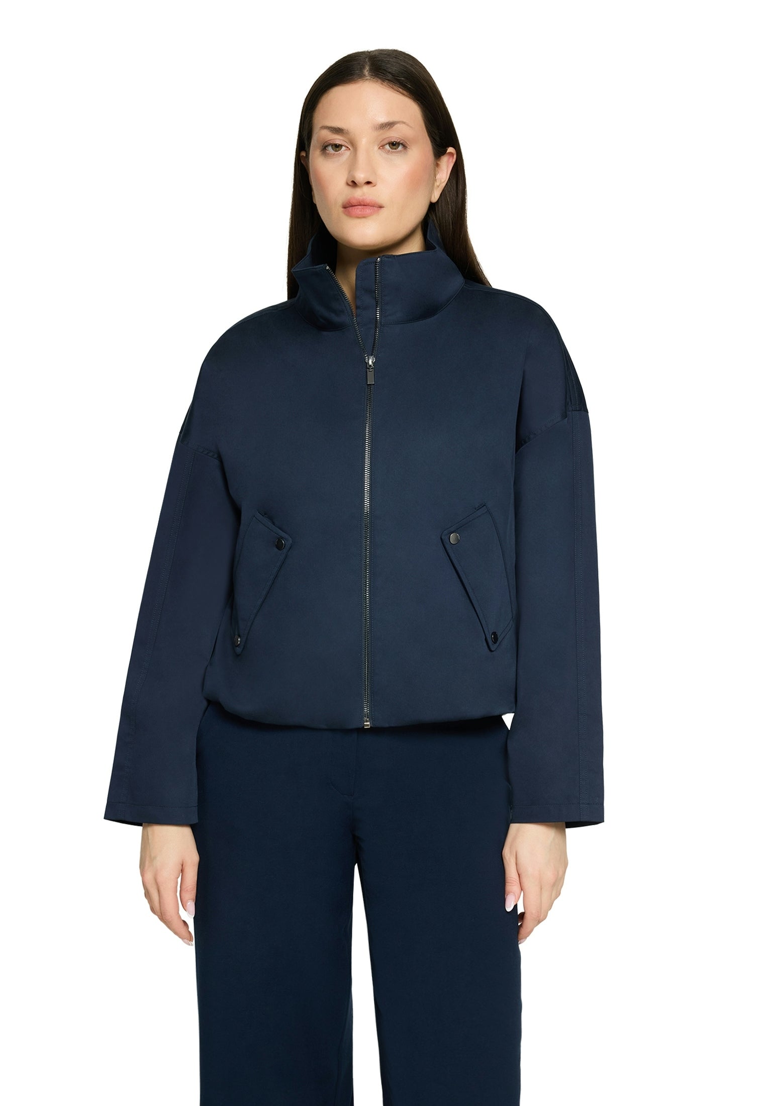 Betty & Co Damen Strickjacken Navy Blue