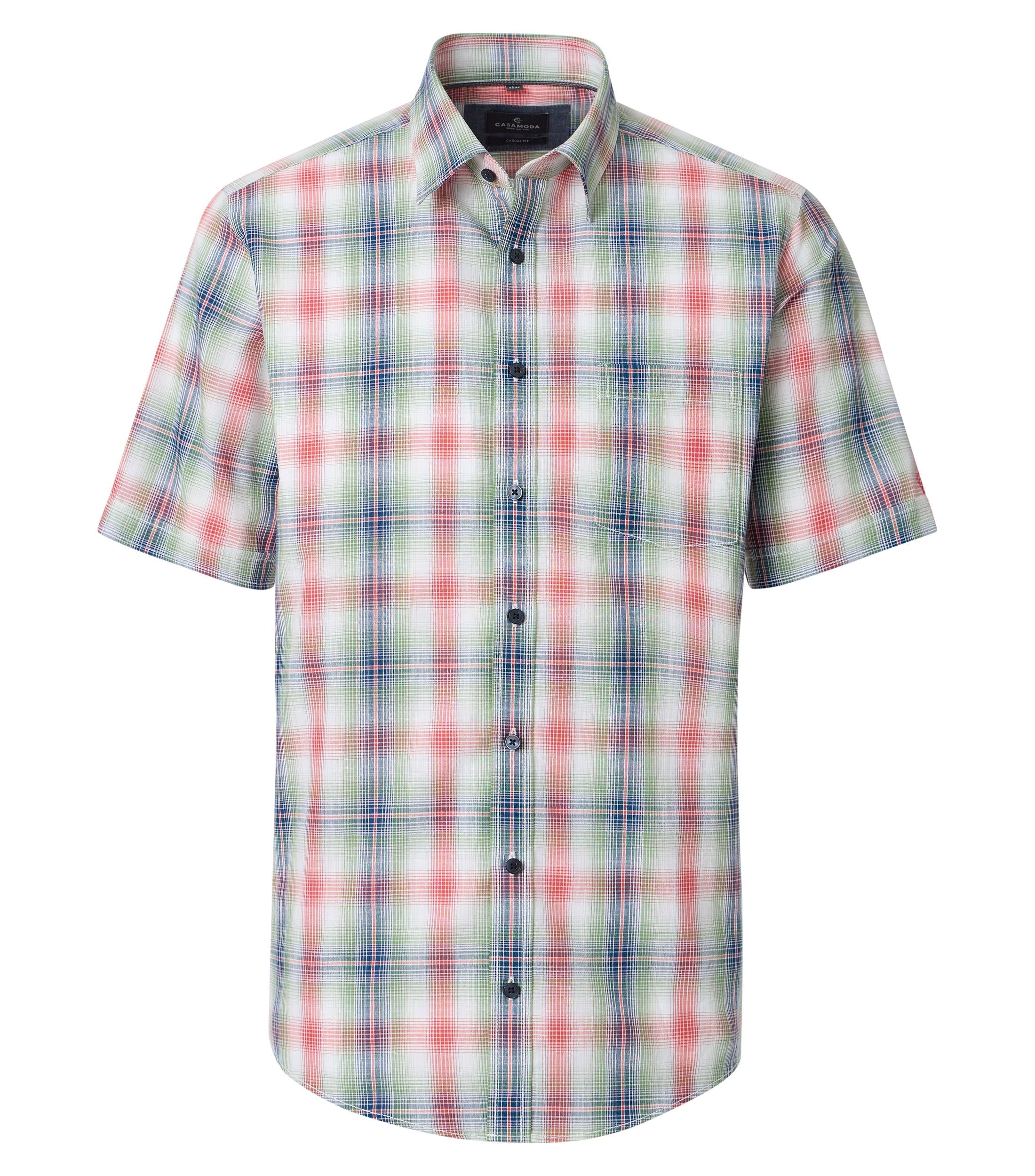 Casa Moda Herren Hemden kurz  Rot