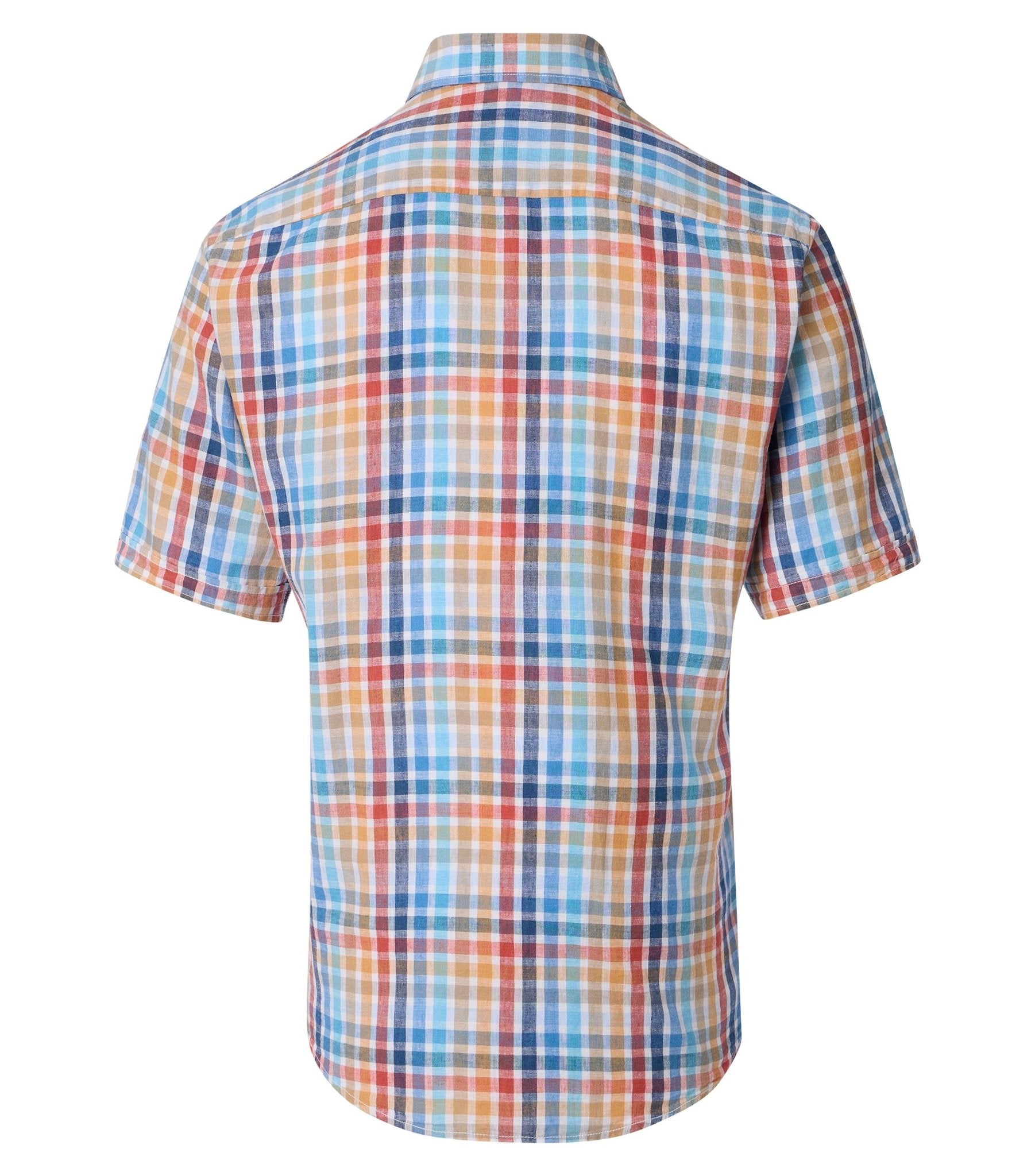 Casa Moda Herren Hemden kurz  Orange