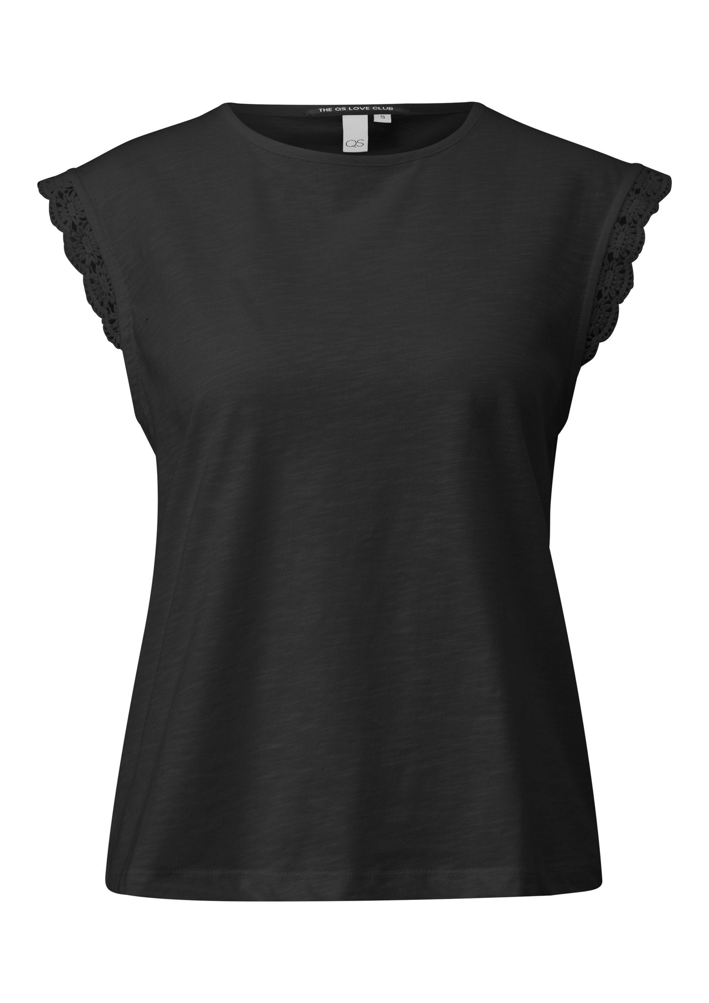 QS by S.Oliver Damen Tops Grey/Black