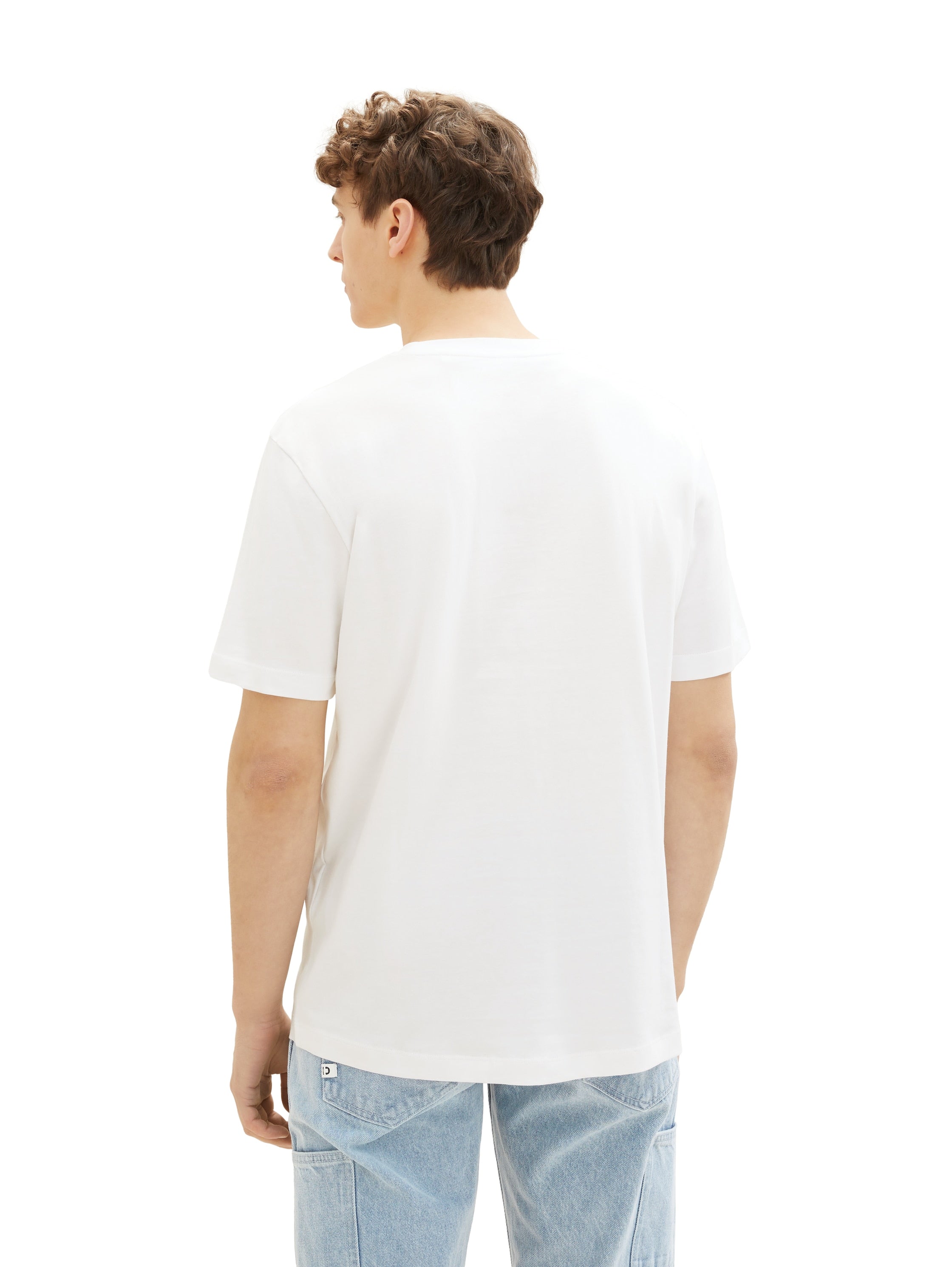 Tom Tailor denim Herren T-Shirts kurz White