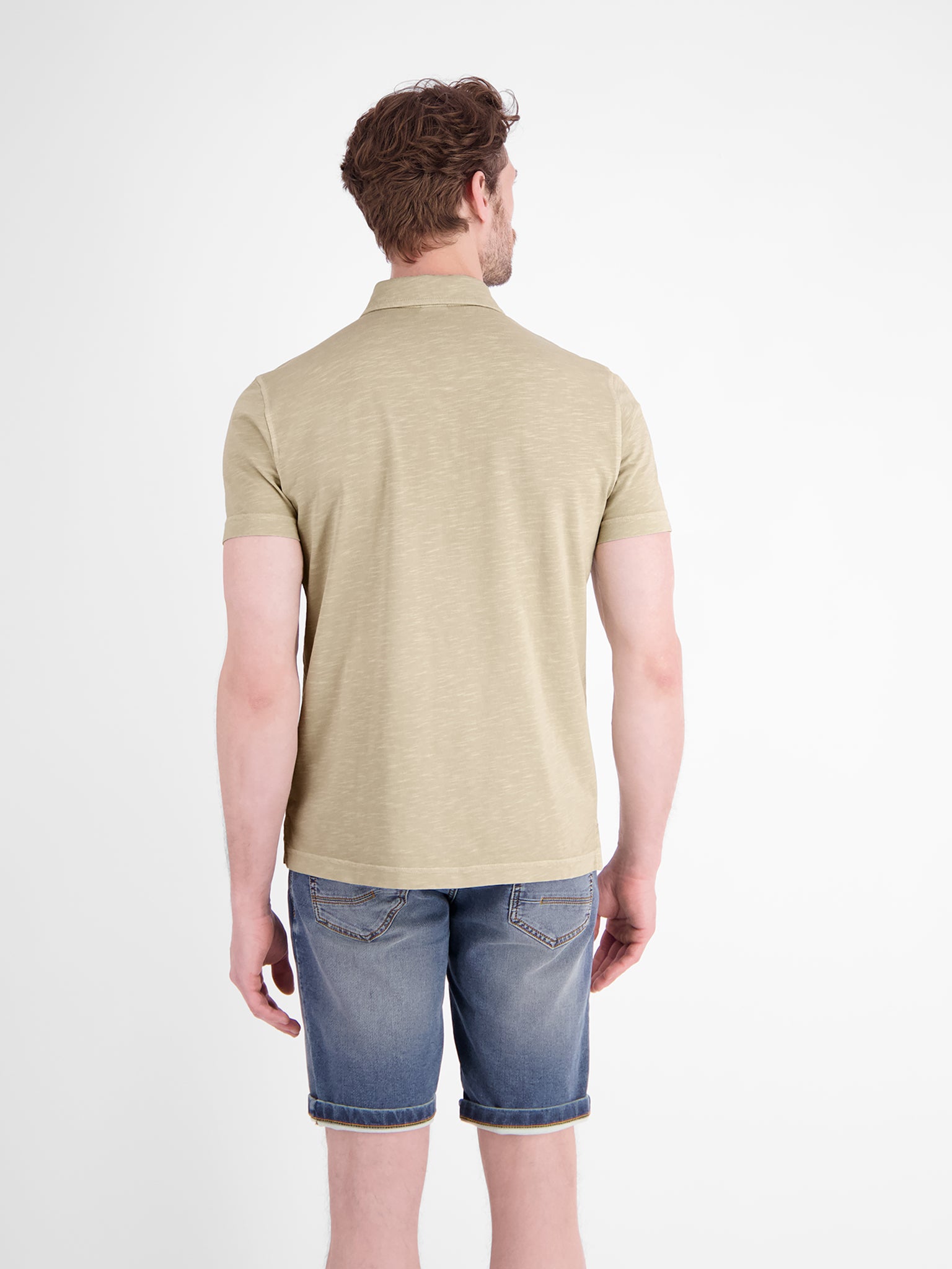 Lerros Herren Polo-Shirts Gravel Beige
