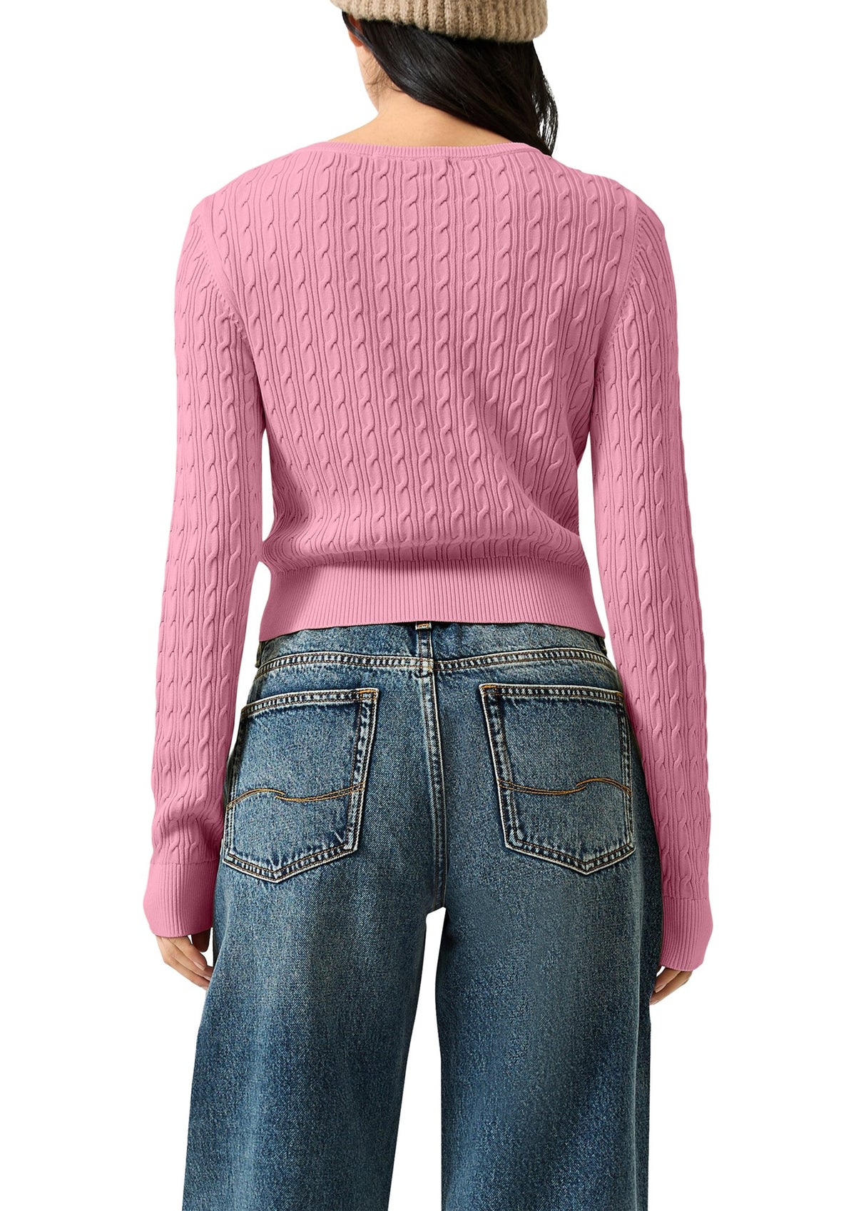 QS by S.Oliver Damen Pullover  Lilac/Pink