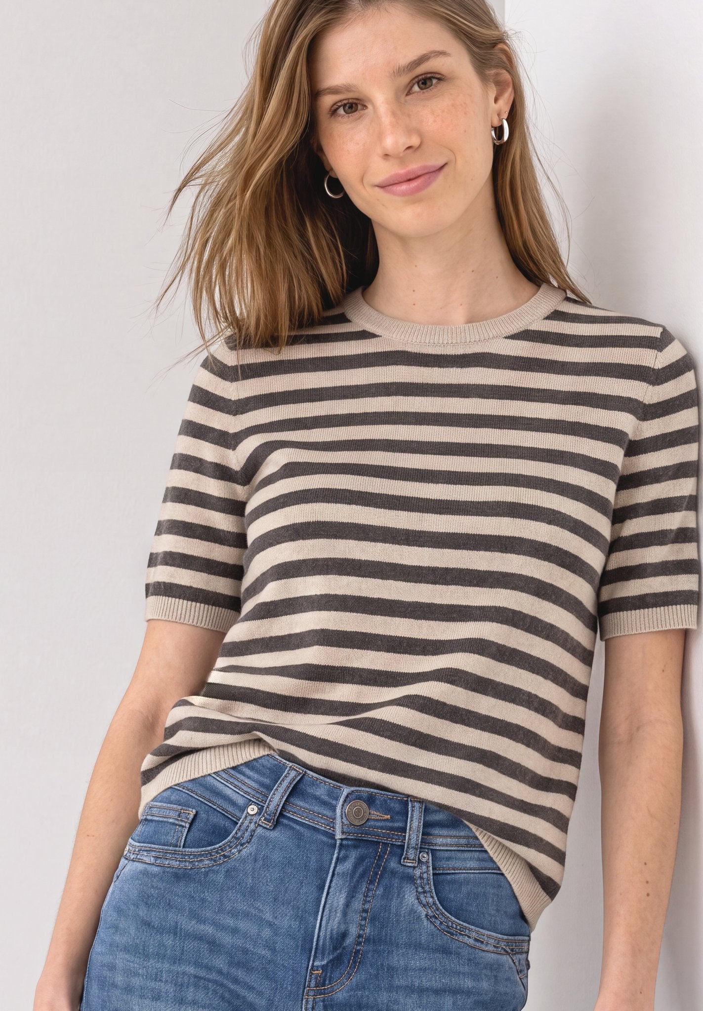Street One Damen Pullover Clay Sand