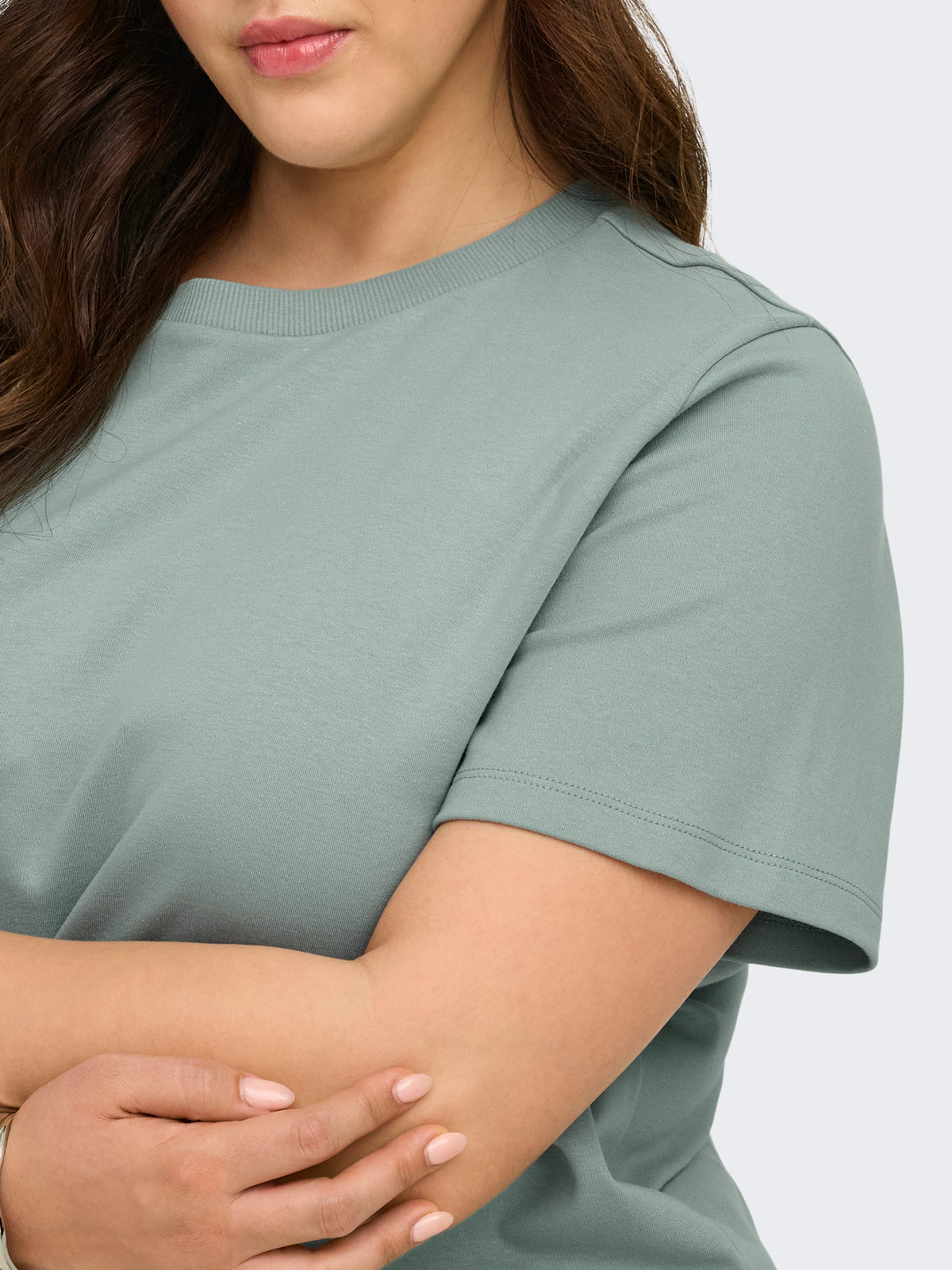 Only Carmakoma Damen T-Shirts Jadeite