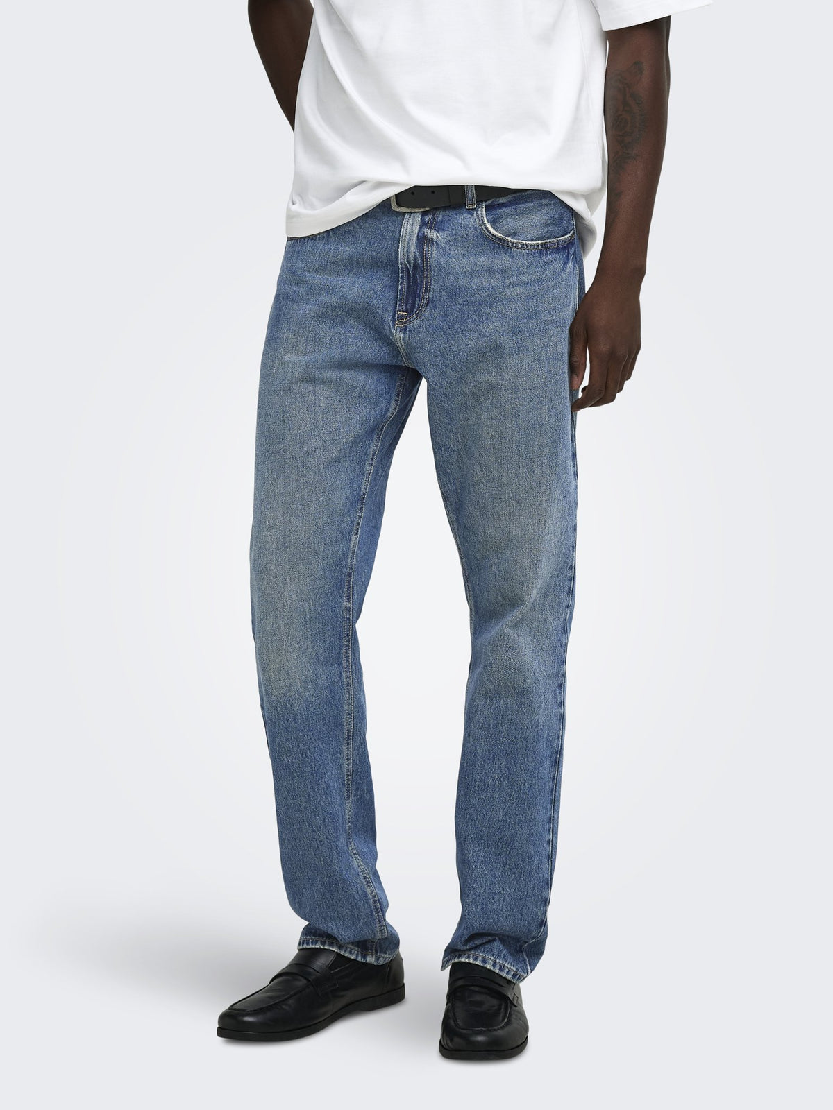 Only & Sons Herren Jeans Dark Medium Blu