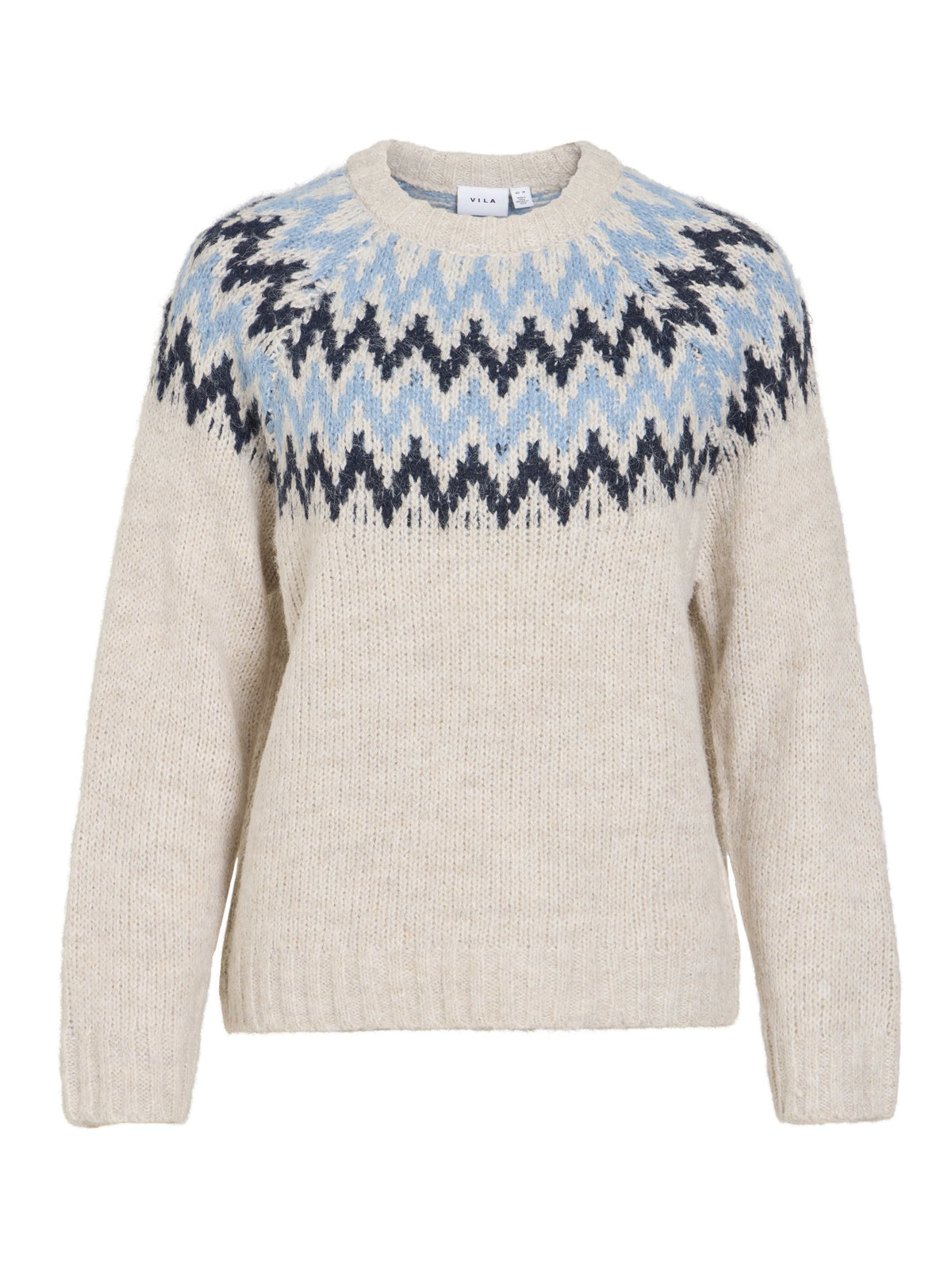 Vila Damen Pullover Super Light Nat