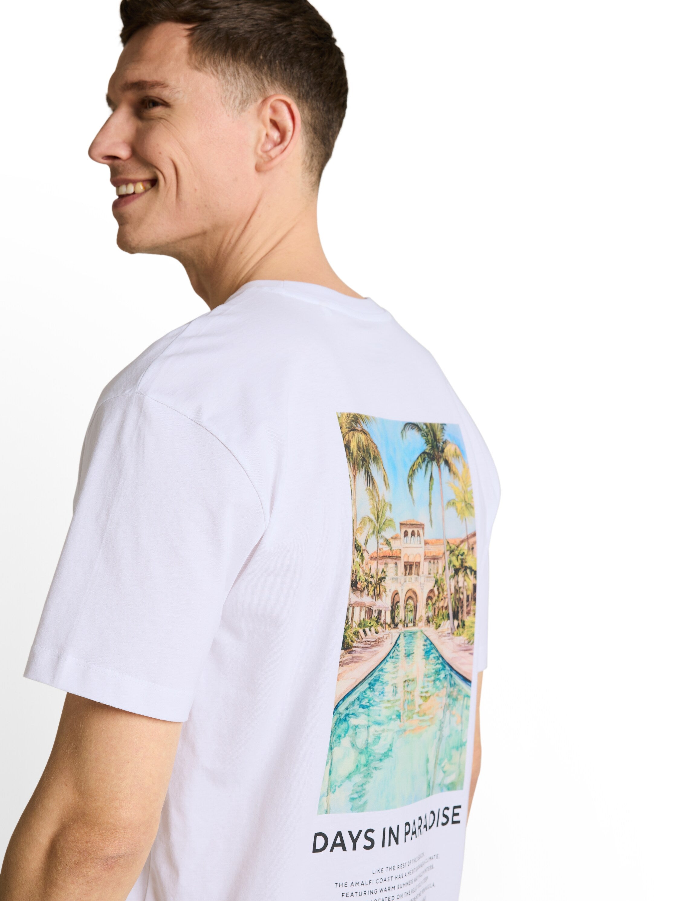 Tom Tailor denim Herren T-Shirts kurz White