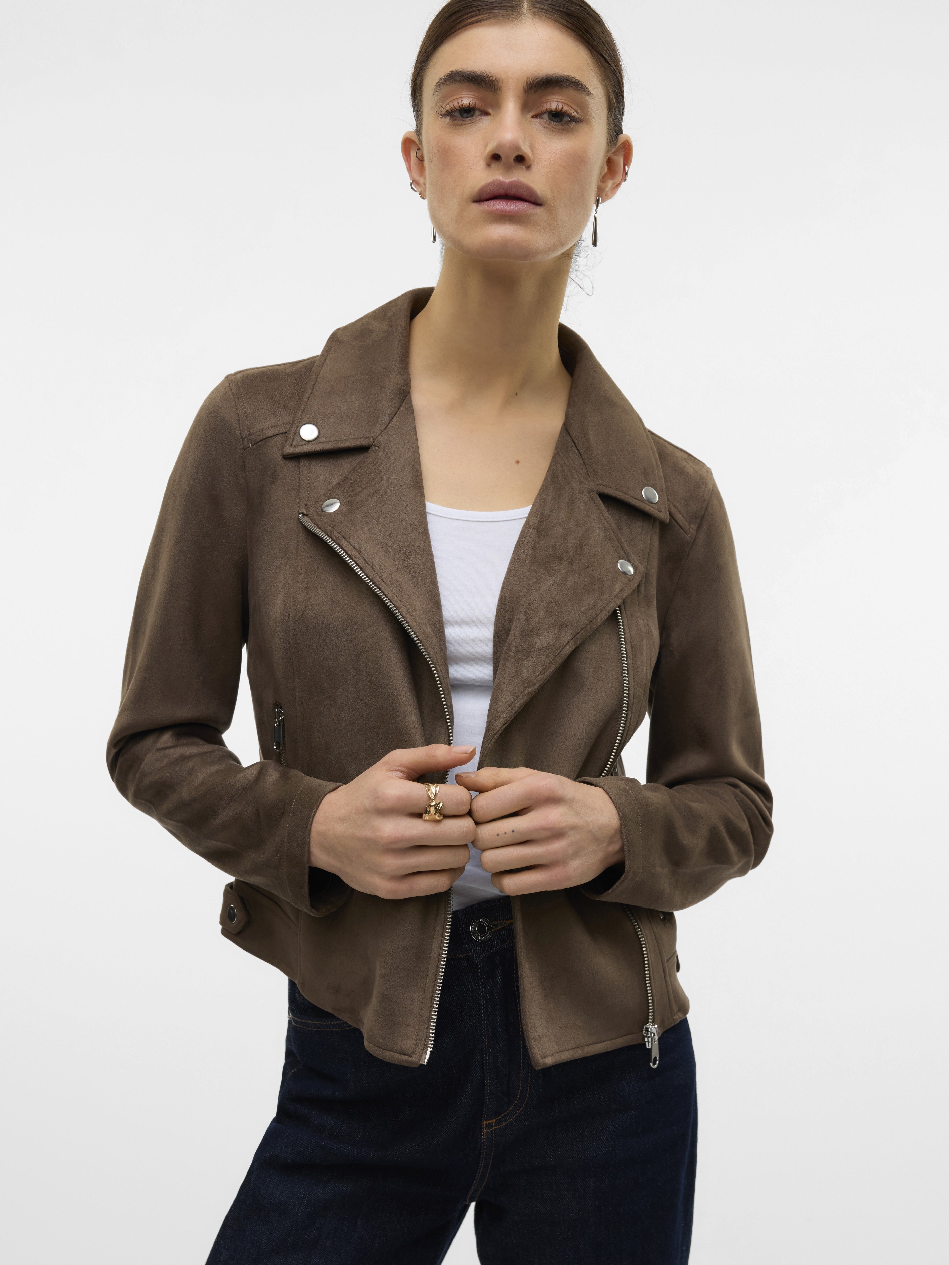 Vero Moda Damen Jacken Chocolate Chip