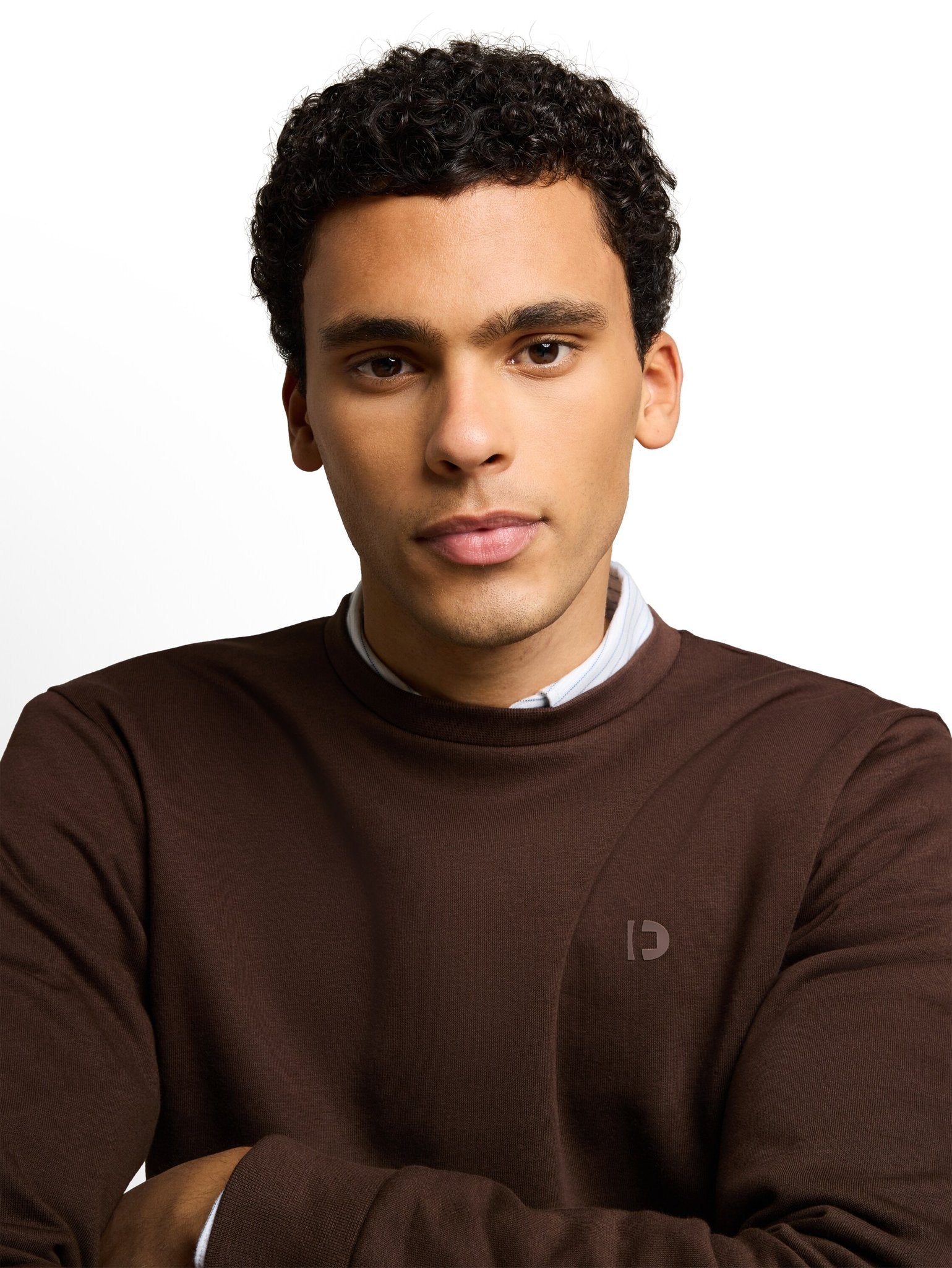 Tom Tailor denim Herren Sweatshirts Cool Dark Brown