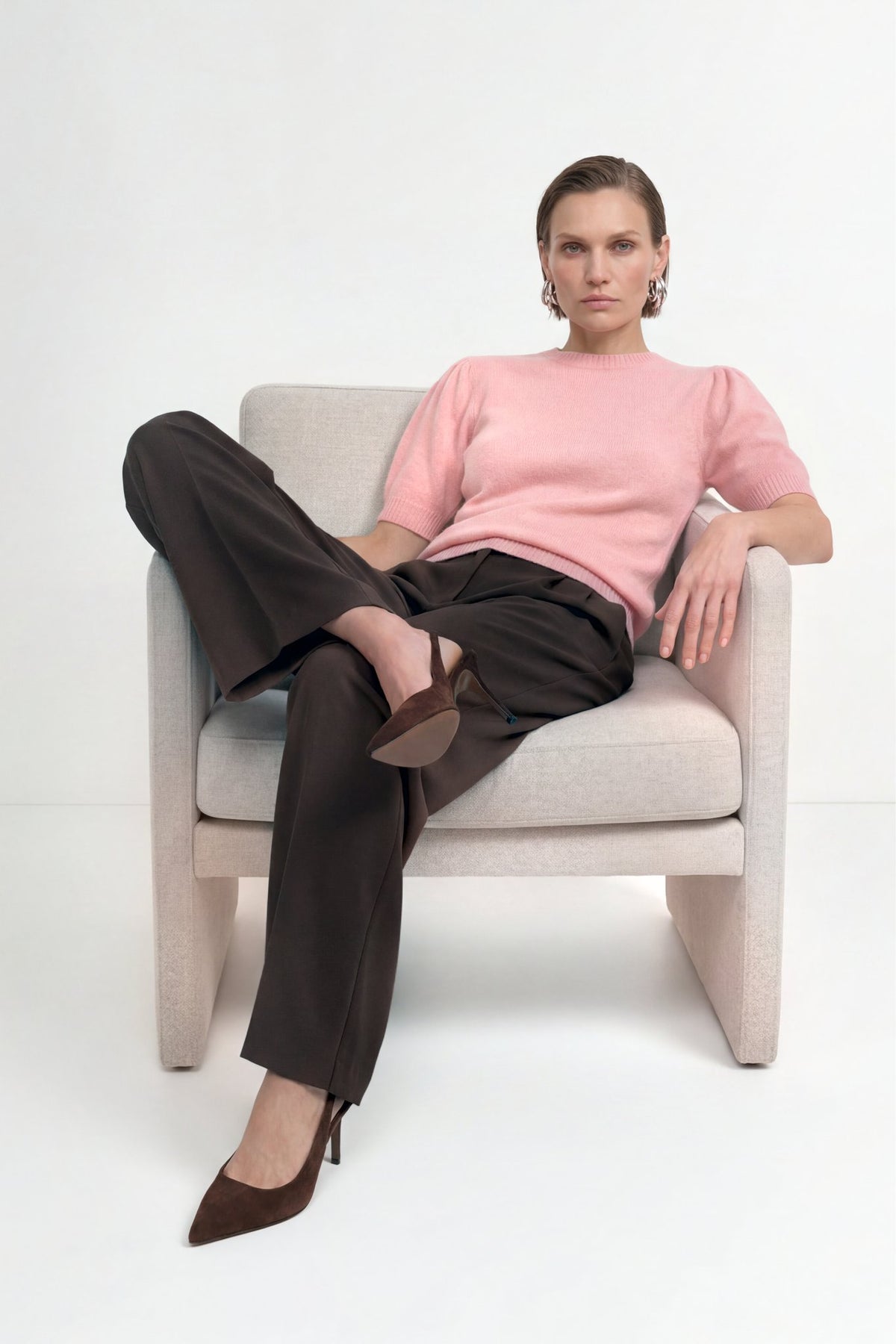 Rich & Royal Damen Pullover Powder Rosã©