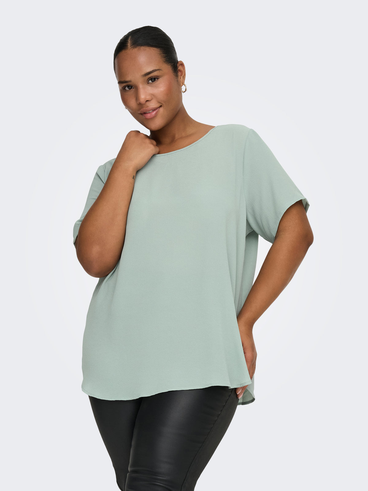 Only Carmakoma Damen T-Shirts Jadeite