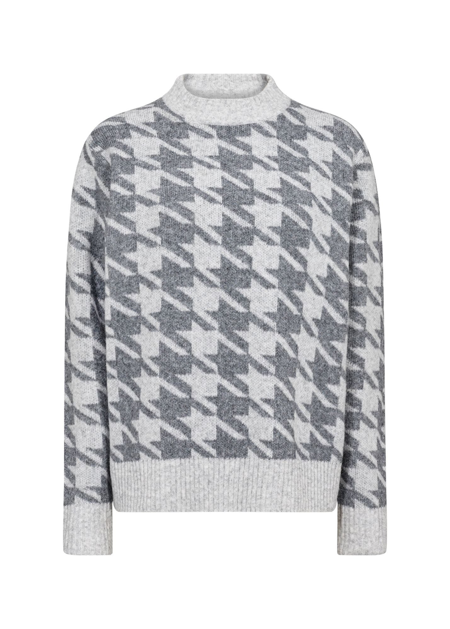 Soya Concept Damen Pullover Lt Grey Melange