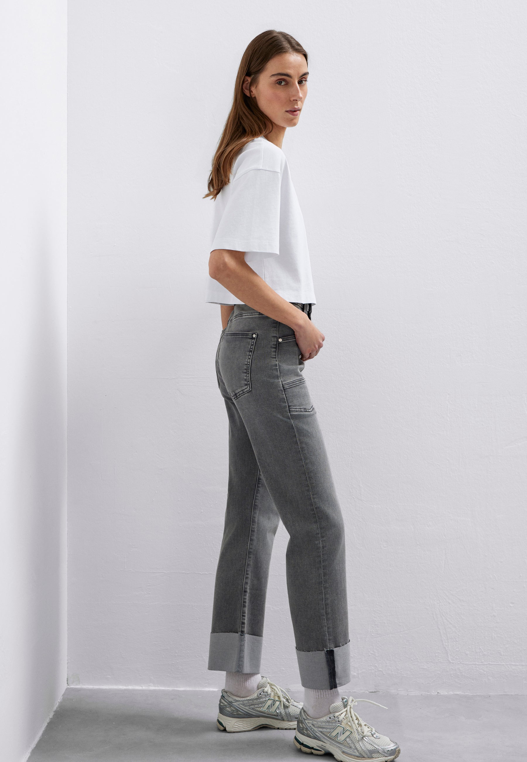 Mavi Damen Jeans Lt Smoke Brushe