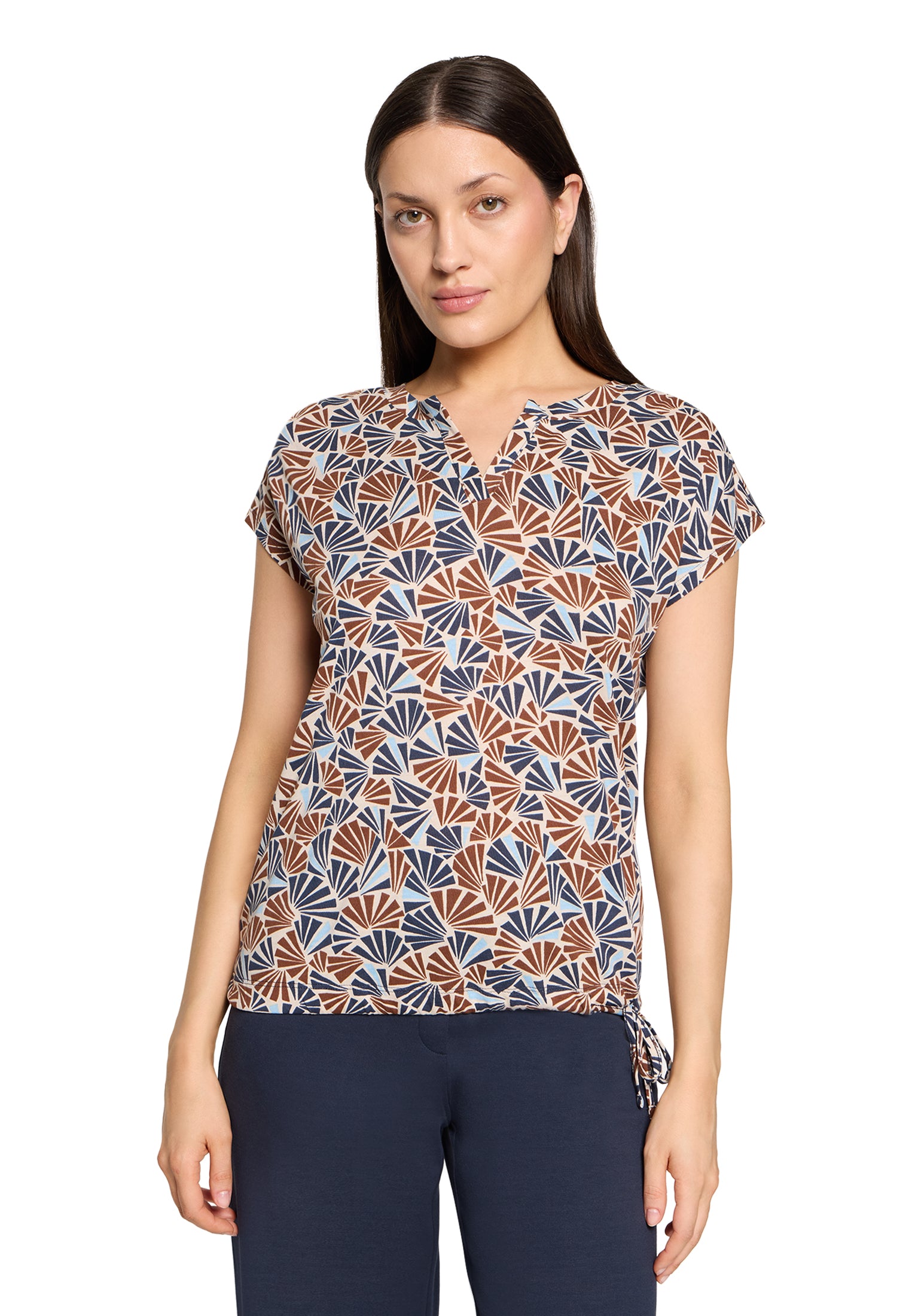 Betty & Co Damen T-Shirts Nature/Brown