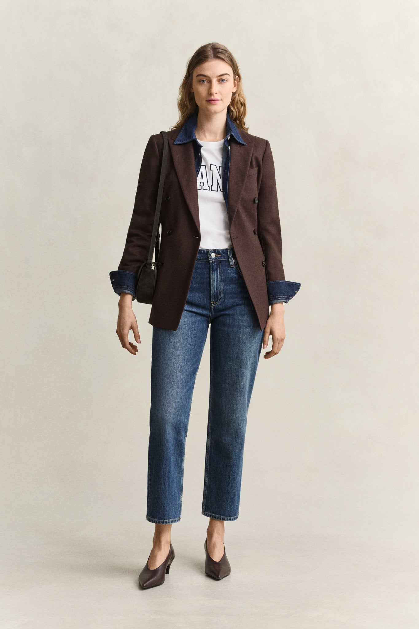 Gant Damen T-Shirts  Eggshell