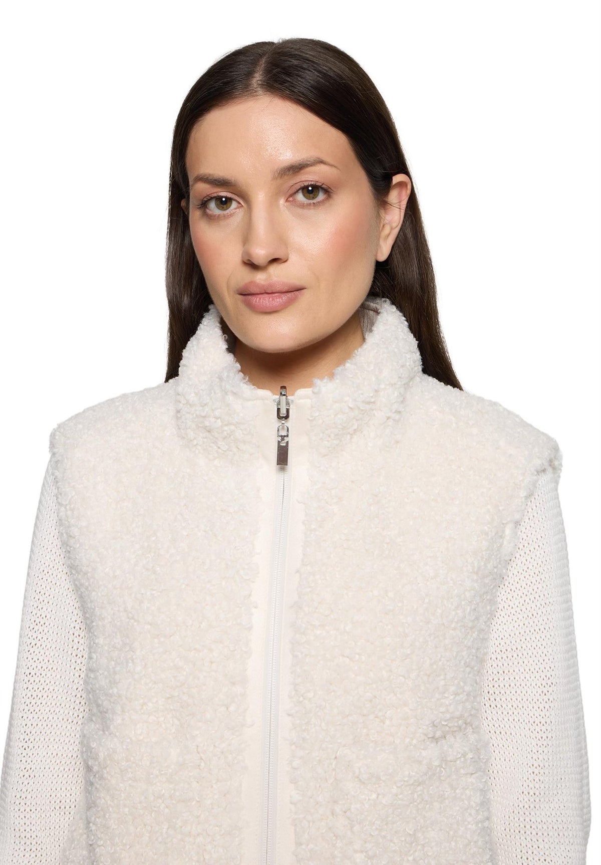 Betty & Co Damen Outdoorwesten White Sand