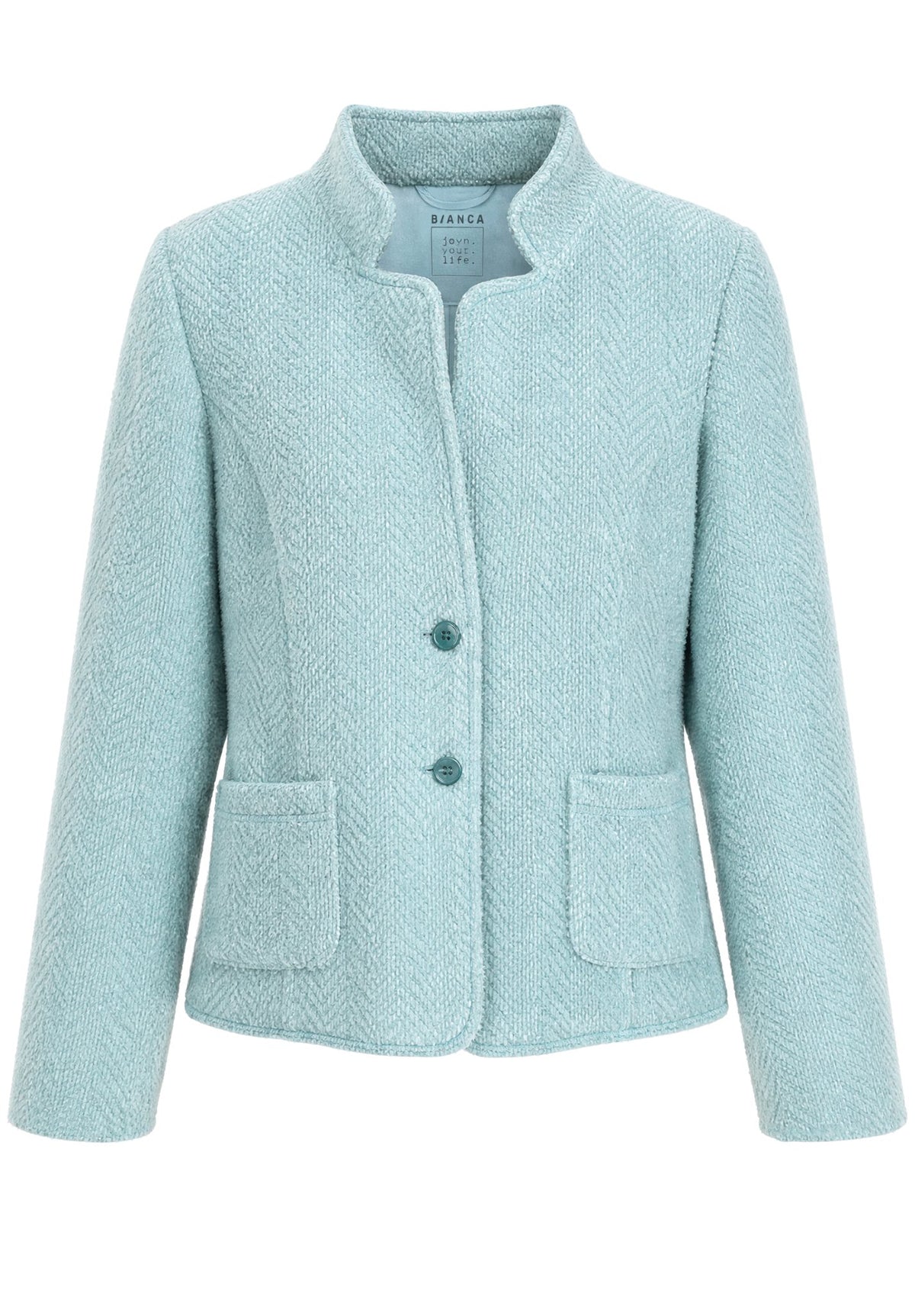 Bianca Damen Blazer Stone Blue Mela