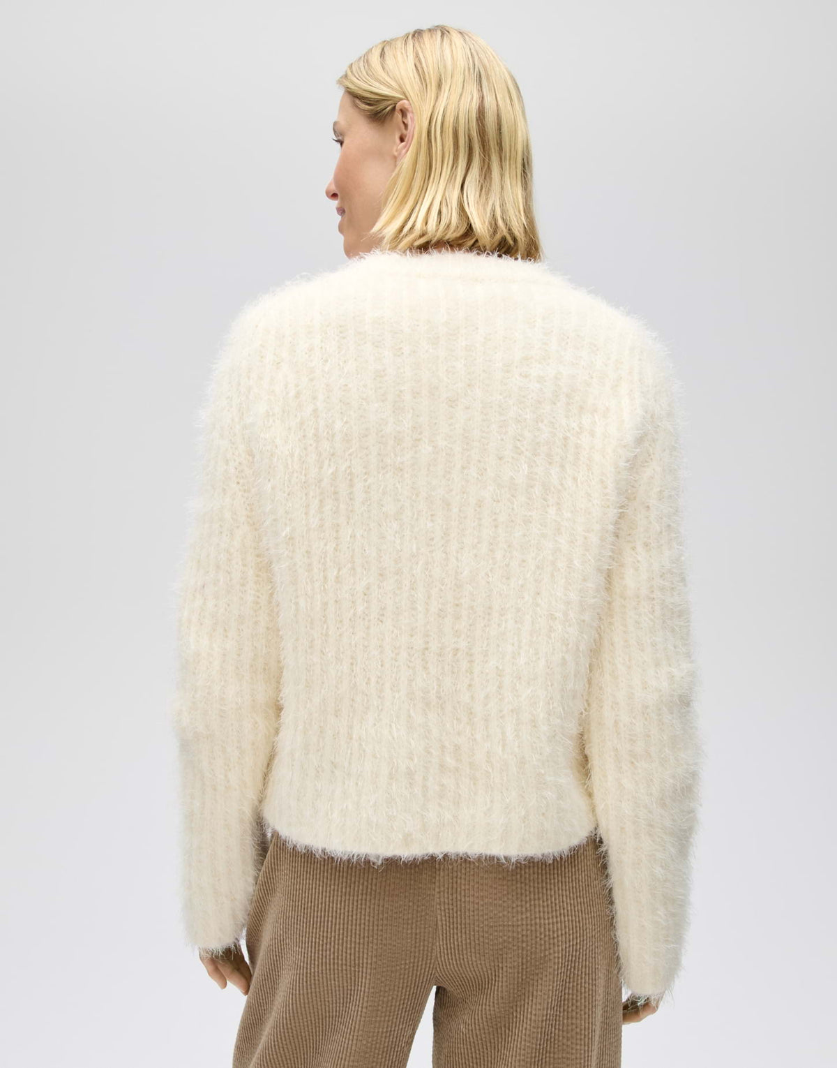 Opus Damen Pullover Soft Cream