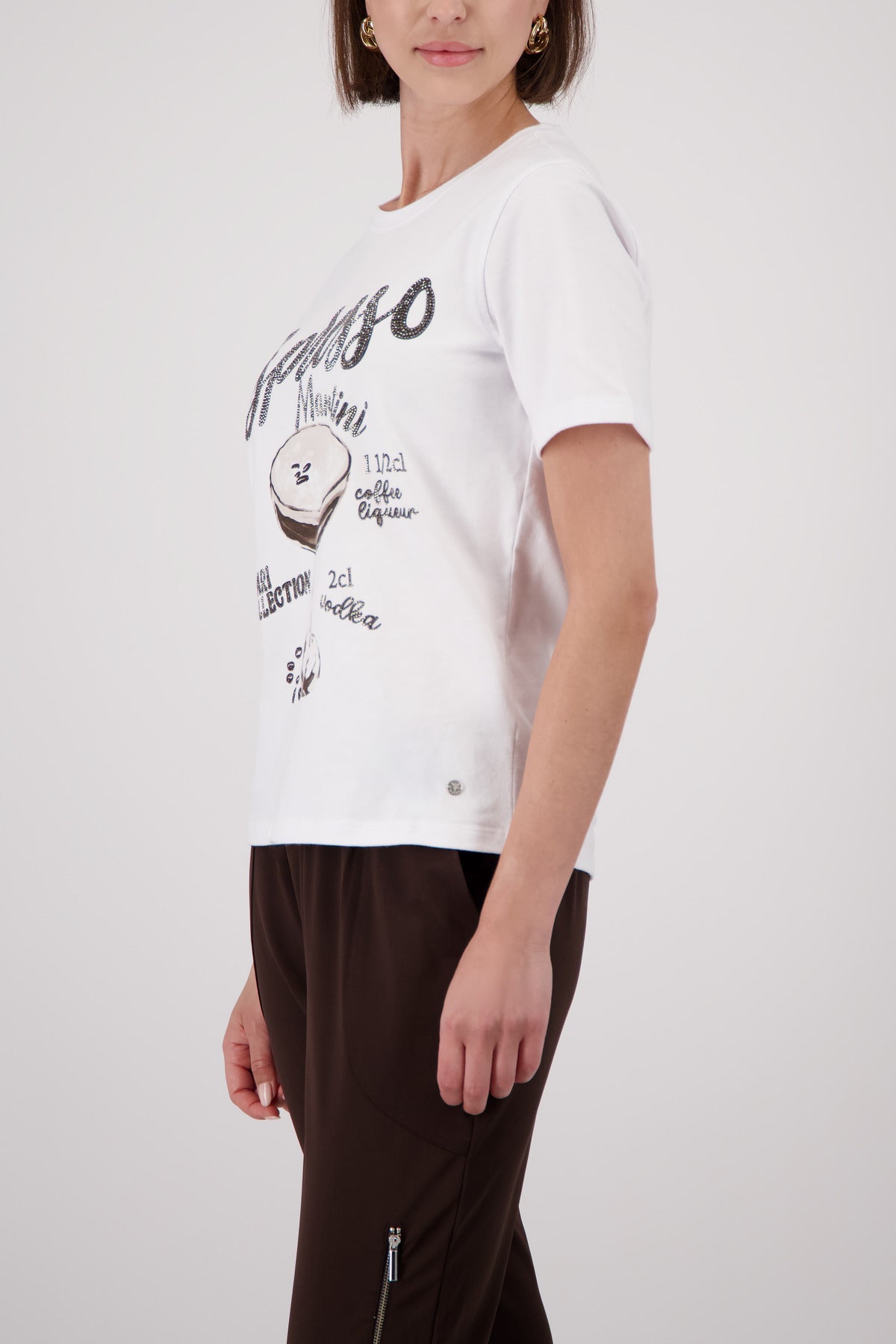 Monari Damen T-Shirts Cream