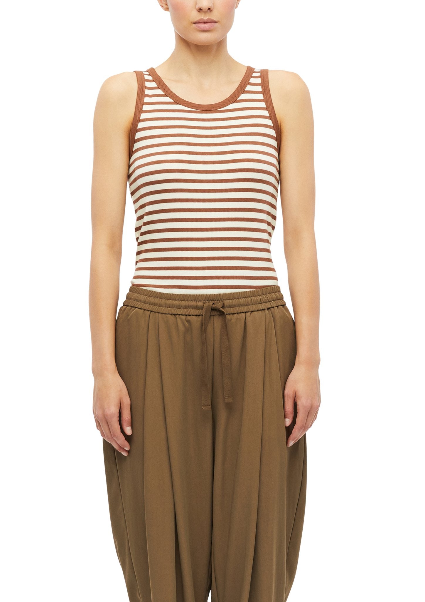 S. Oliver red Damen T-Shirts Brown
