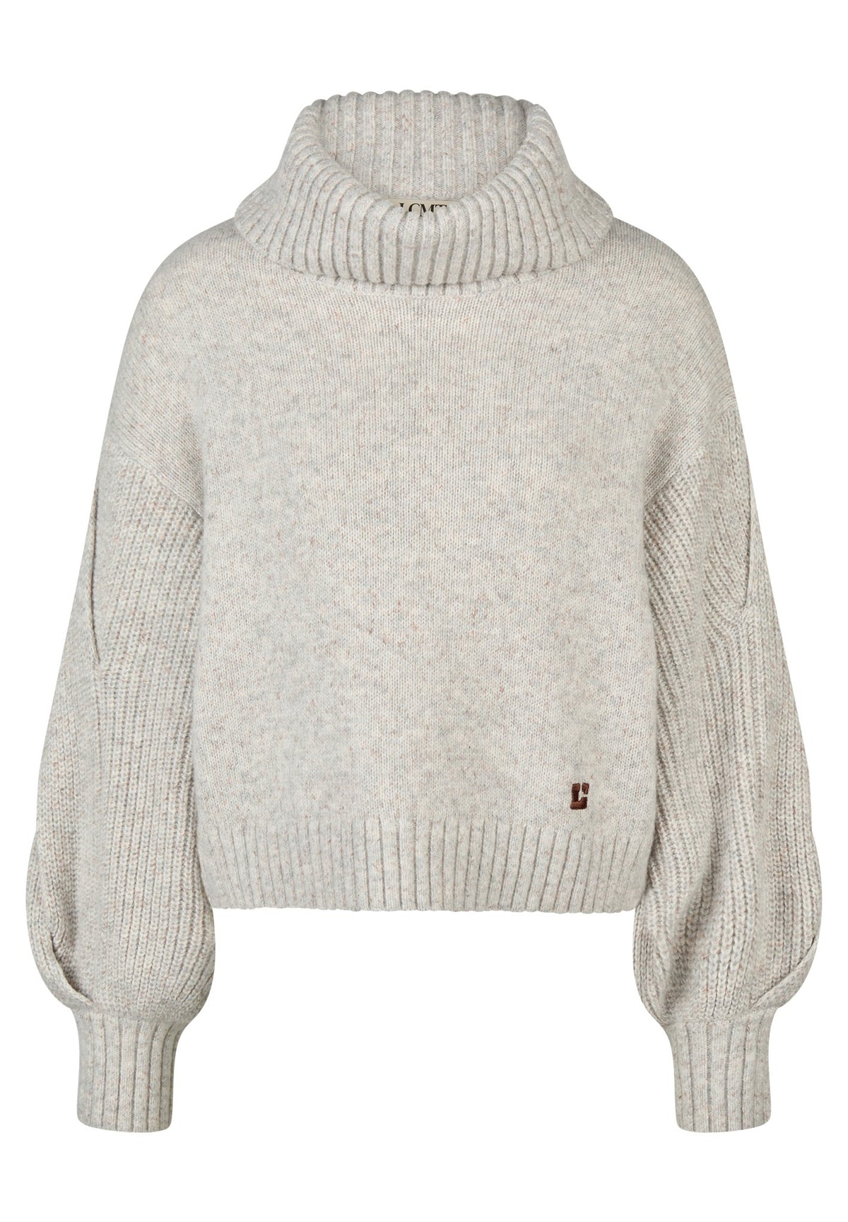 Le Comte Damen Pullover Perlgraumela