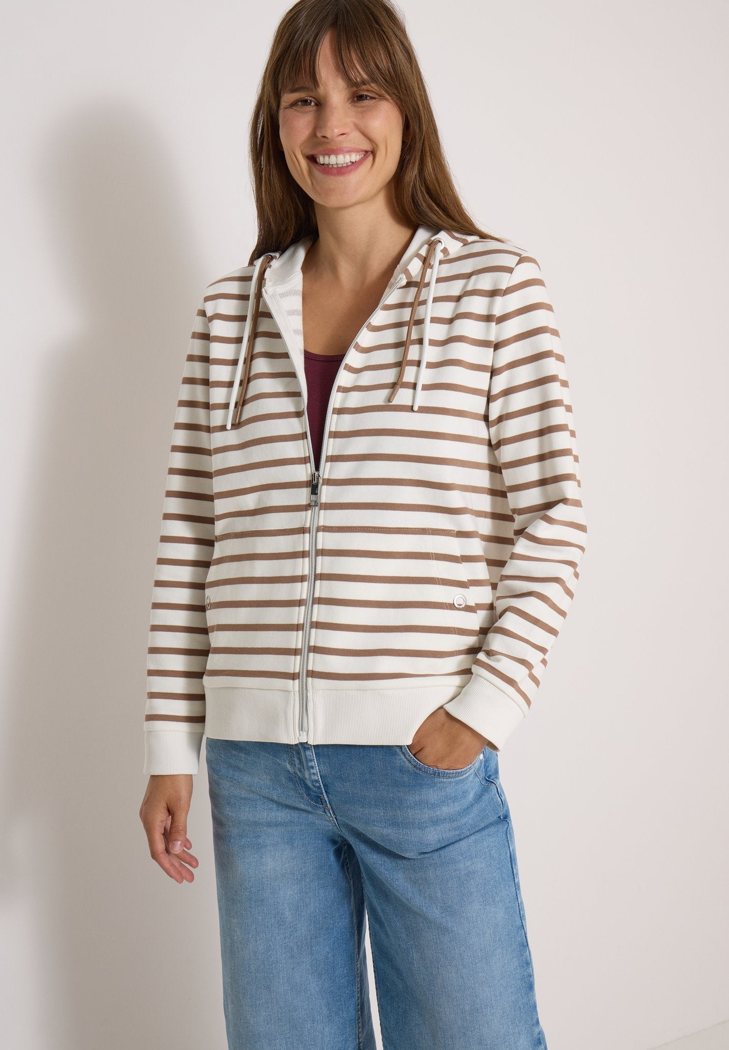 Cecil Damen T-Shirts  Snow Clou