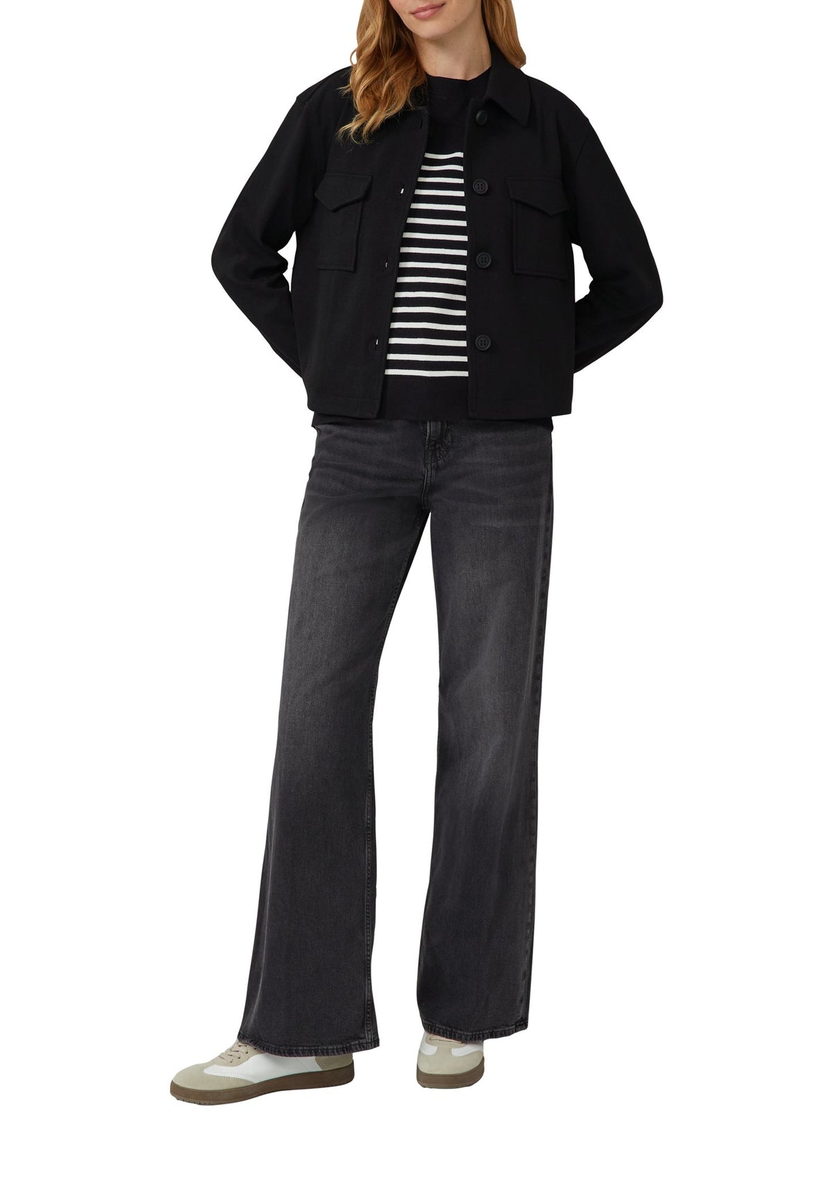 S. Oliver red Damen Pullover G Grey/Black