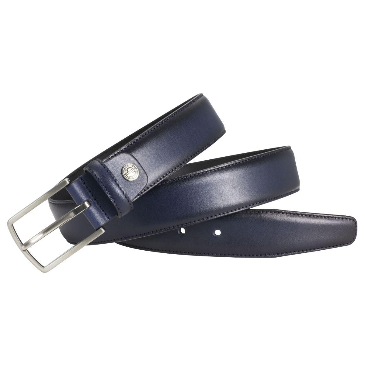 LINDENMANN Herren Gürtel Marine
