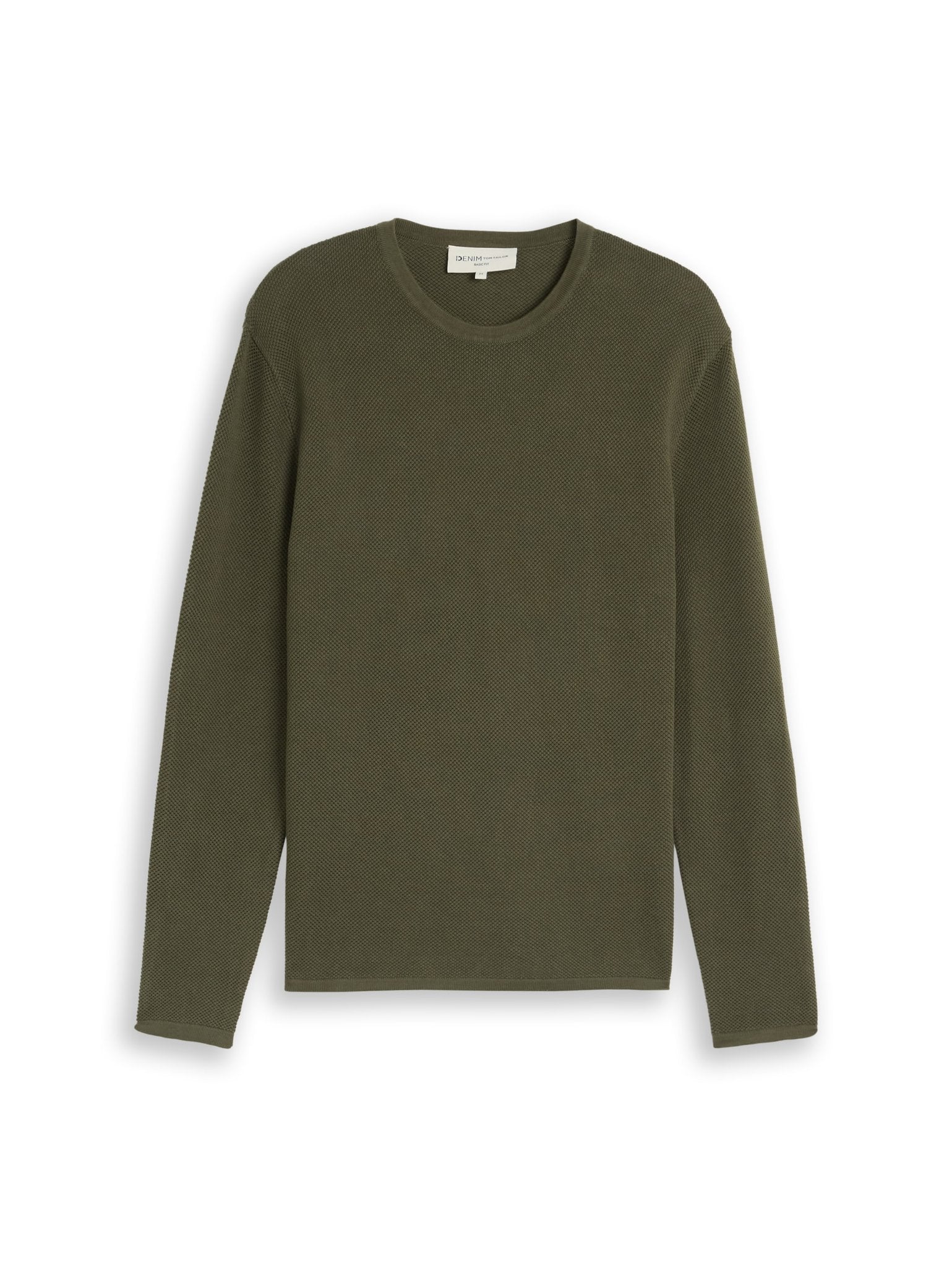 Tom Tailor denim Herren Pullover Urban Olive Gre