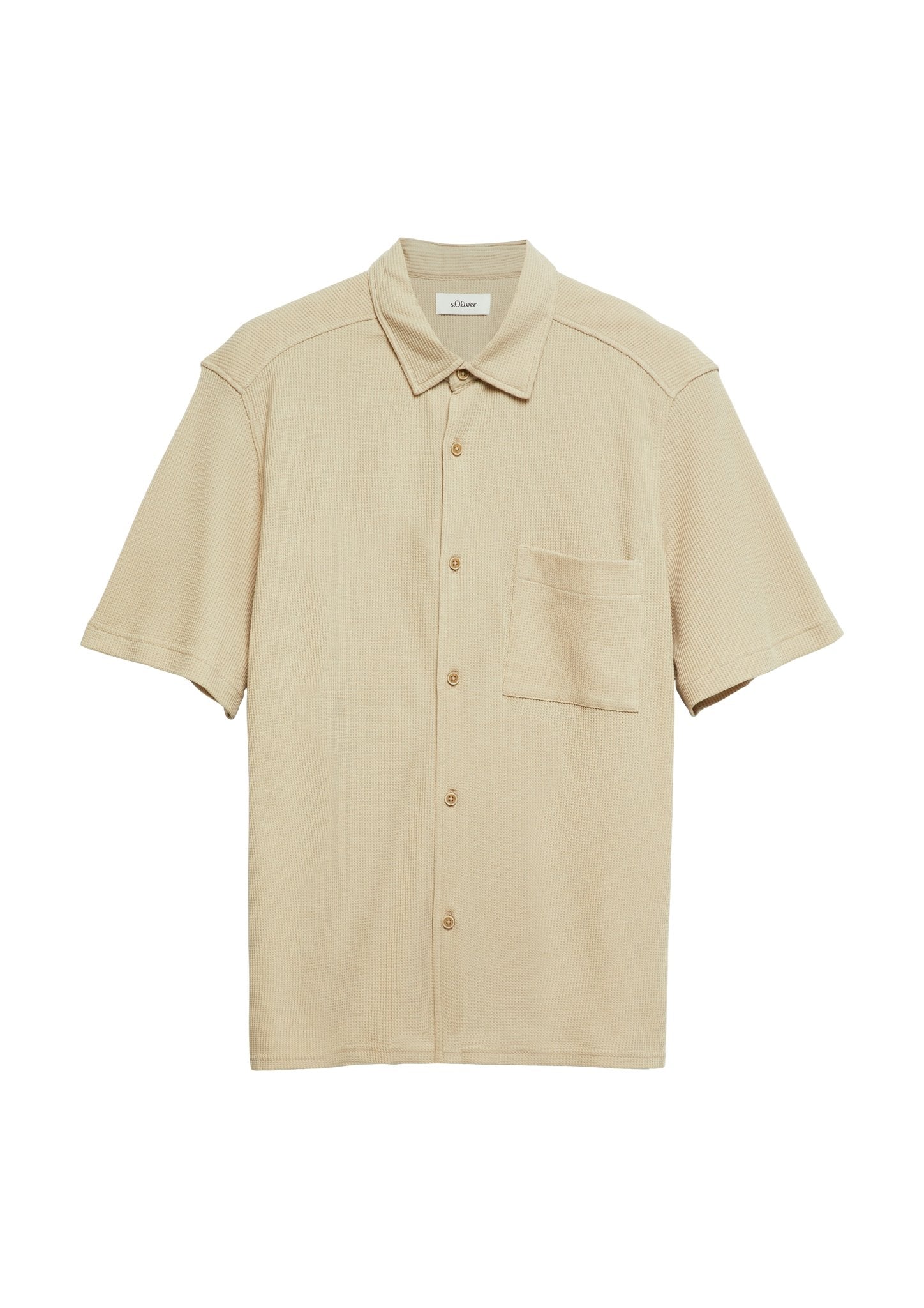 S. Oliver red Herren Hemden kurz Brown