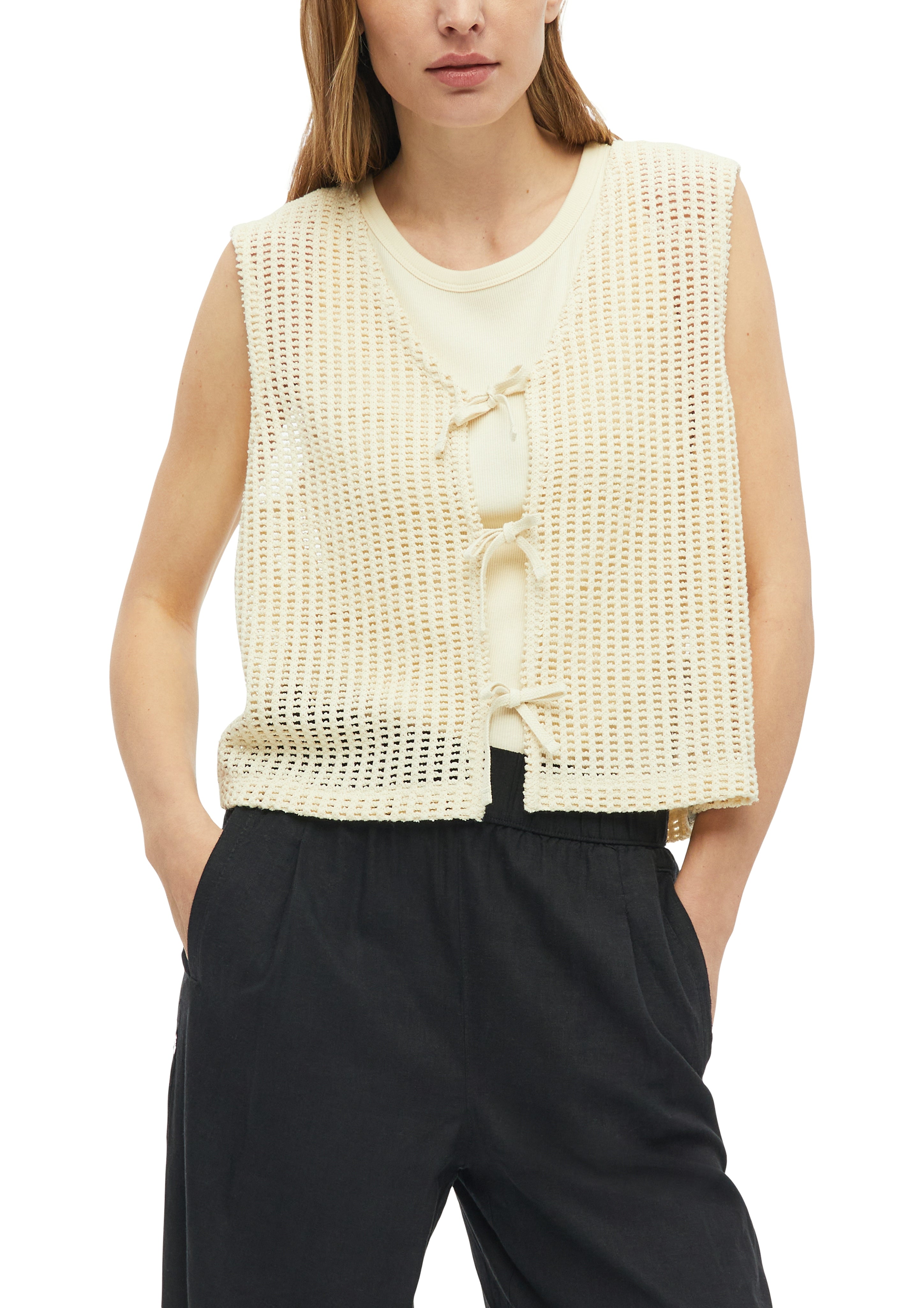 S. Oliver red Damen Indoorwesten Brown