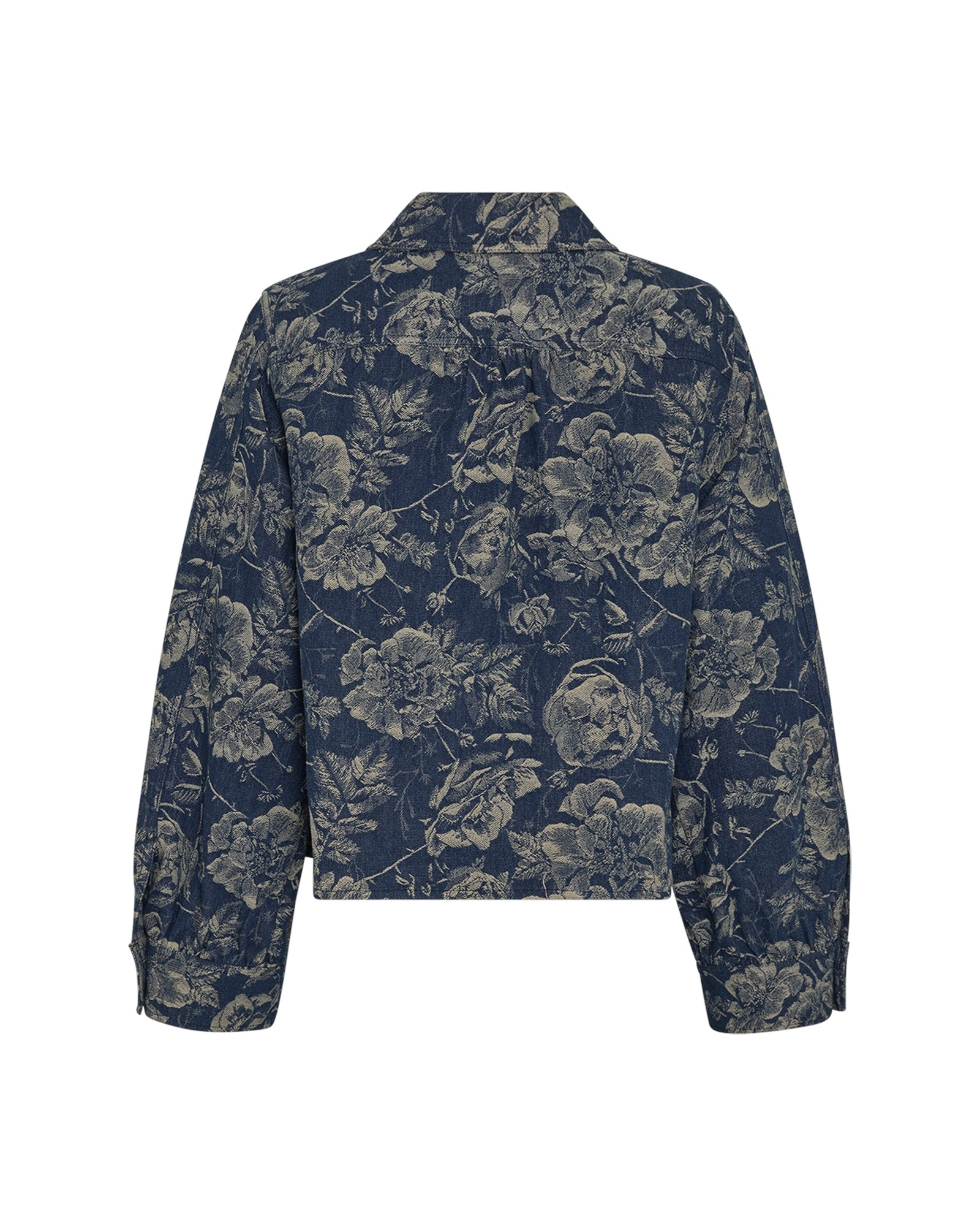 MSCH Damen Blusen Mid Blue Flower