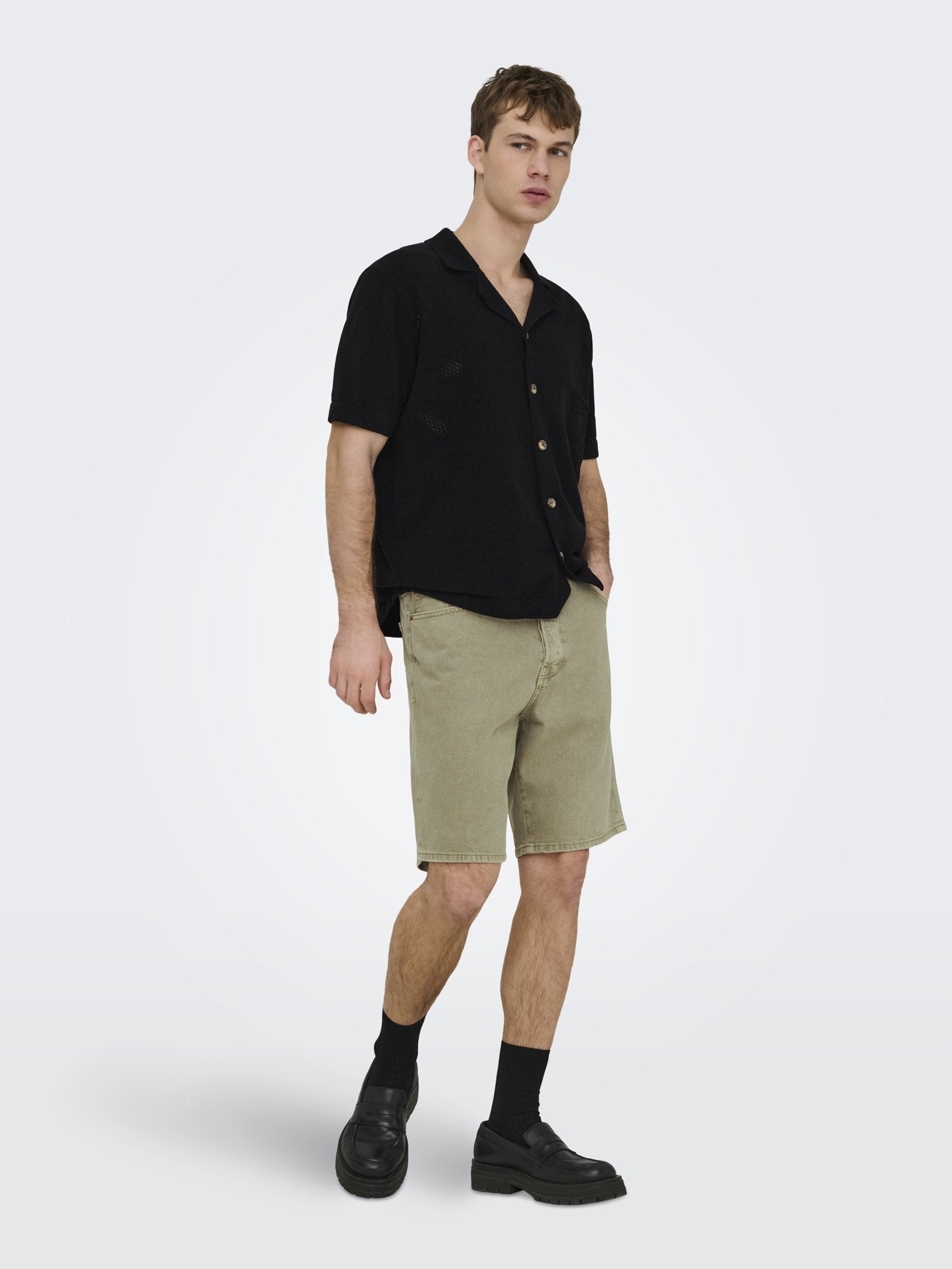 Only & Sons Herren Strickjacken Black