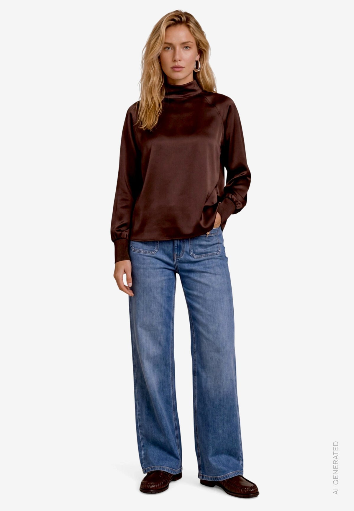 Zero Damen Blusen Chocolate Plum